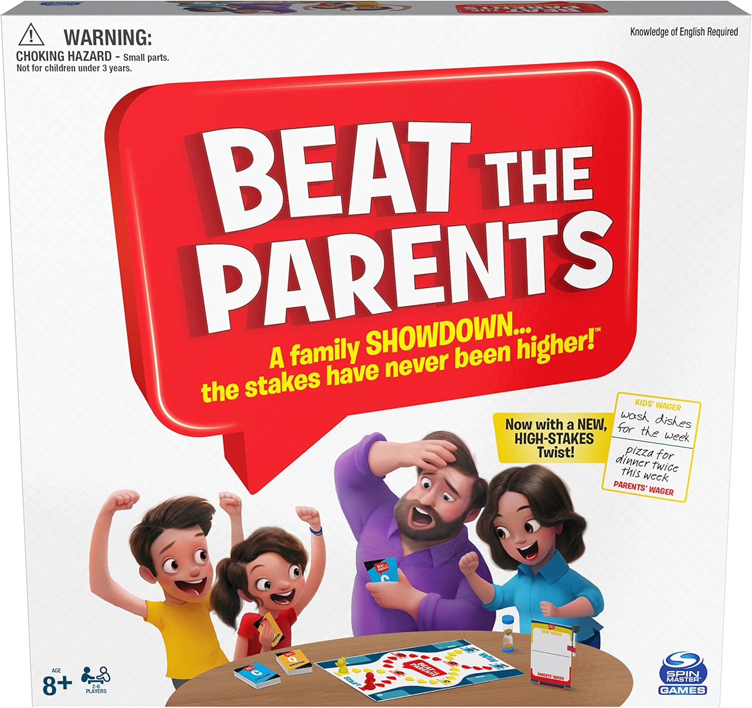Spin Master Beat the Parents Board Game