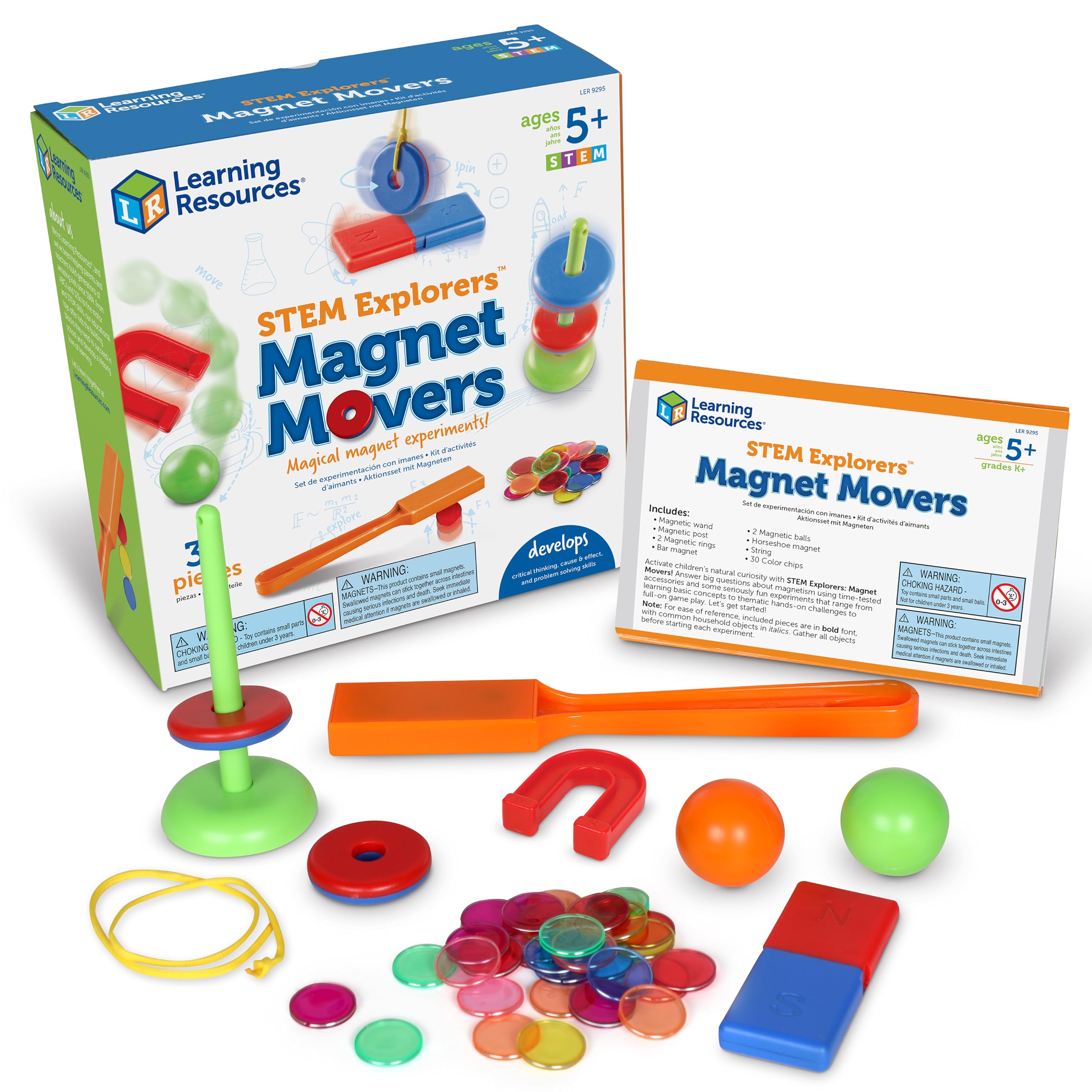 Learning Resources Magnet Movers STEM Explorers - Educational Magnet Science Kit for Ages 5+ 7