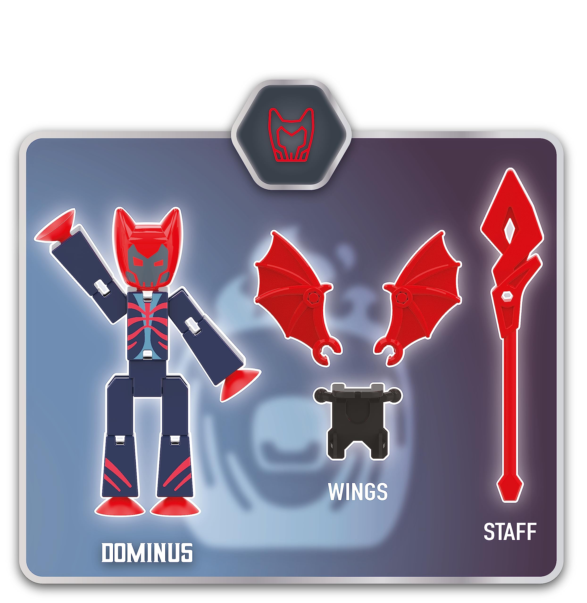 Zing StikBot Legendz 2pk Dominus & Raze Oni - Augmented Reality Action Figures for Kids 4+ 7