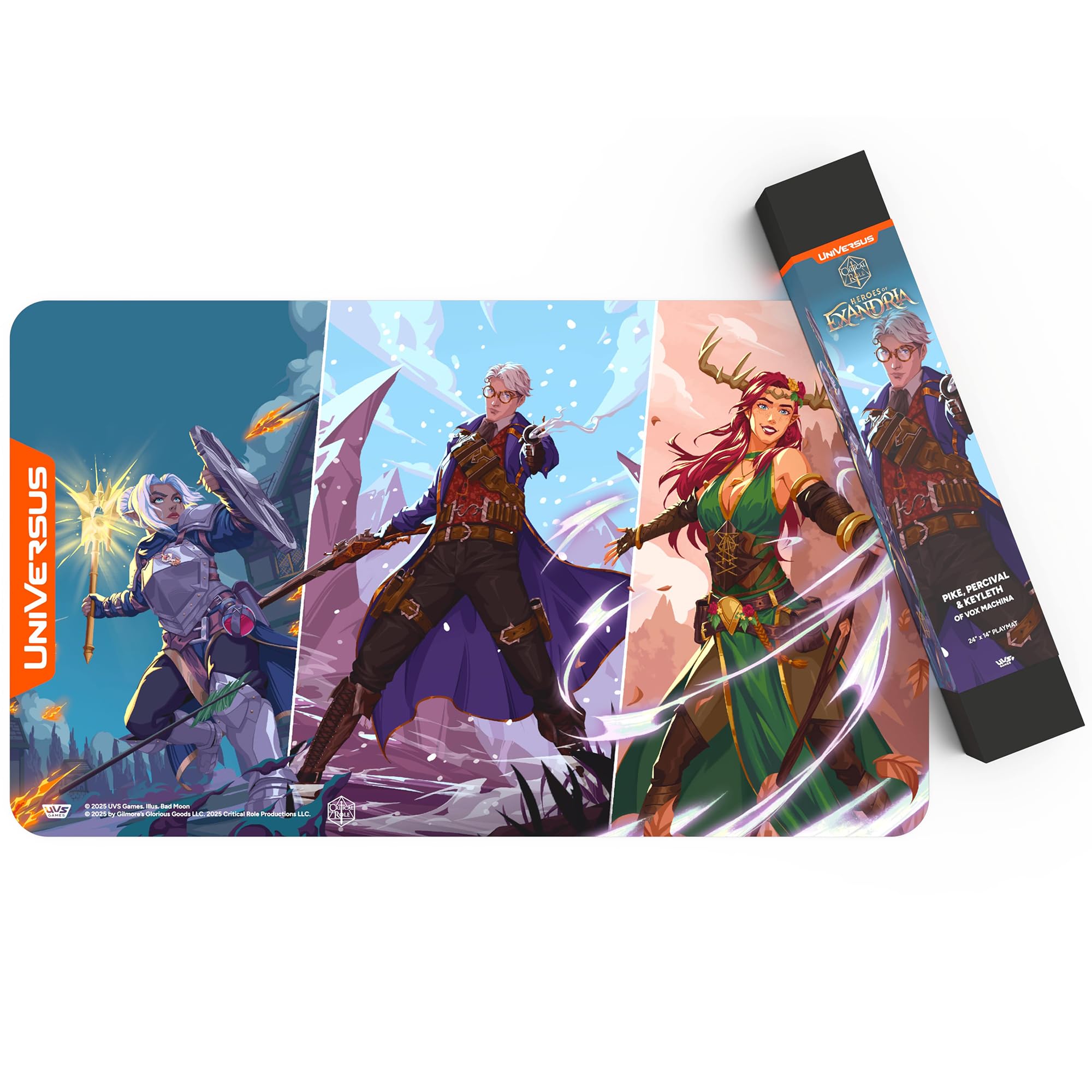 UniVersus Critical Role: Heroes of Exandria Playmat - Pike, Percival, Keyleth of Vox Machina 5