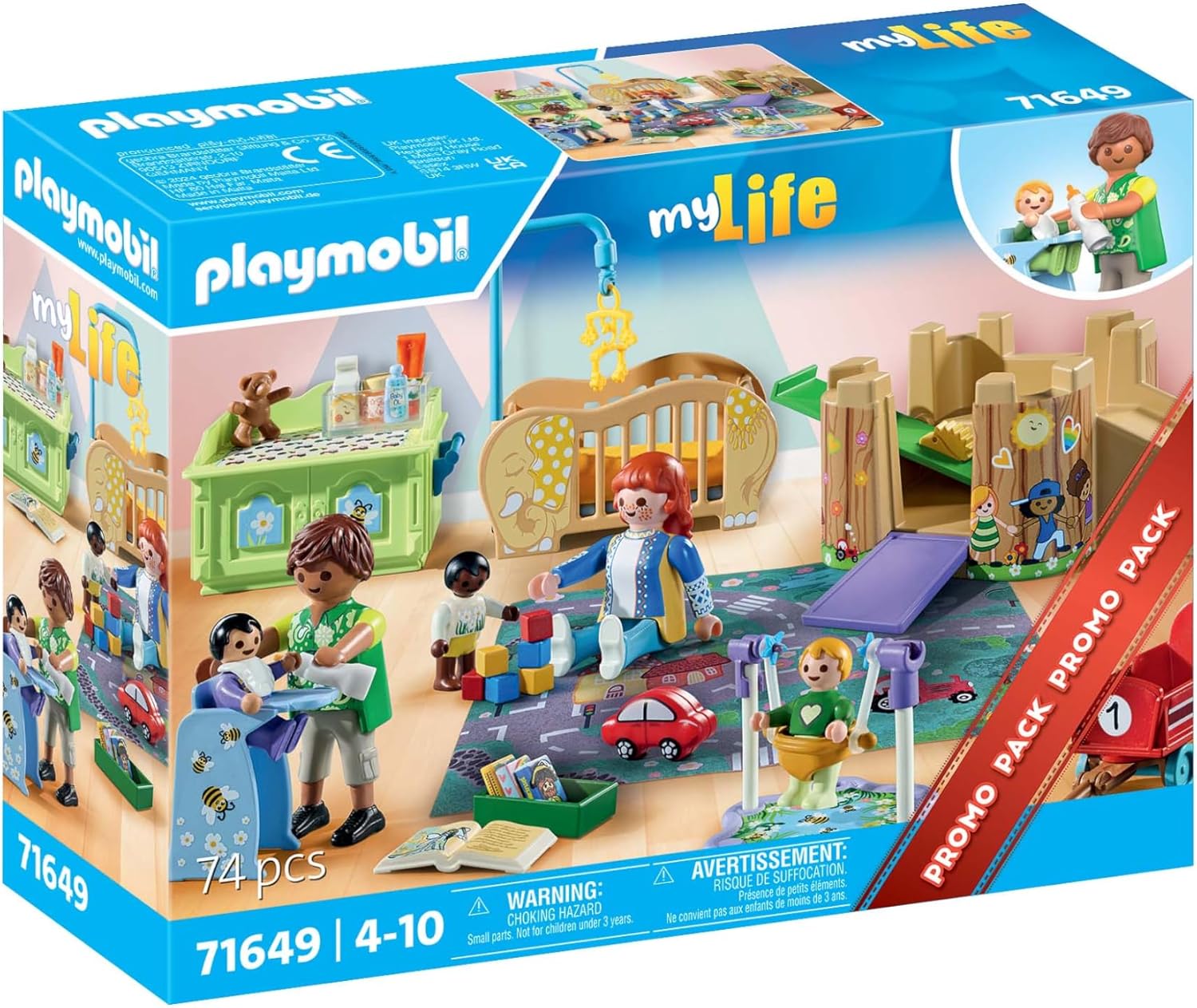 Playmobil 71649 MyLife Toddler Group Promo Pack - Playset with 5 Figures & 69 Accessories for Ages 4+ 6