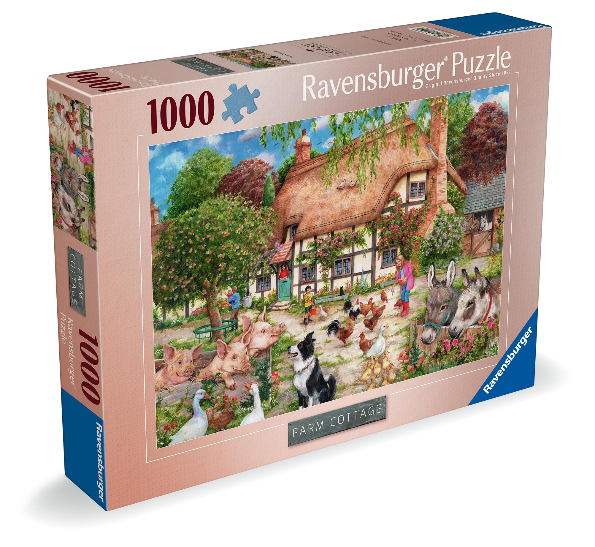 Ravensburger Farm Cottage 1000 Piece Jigsaw Puzzle