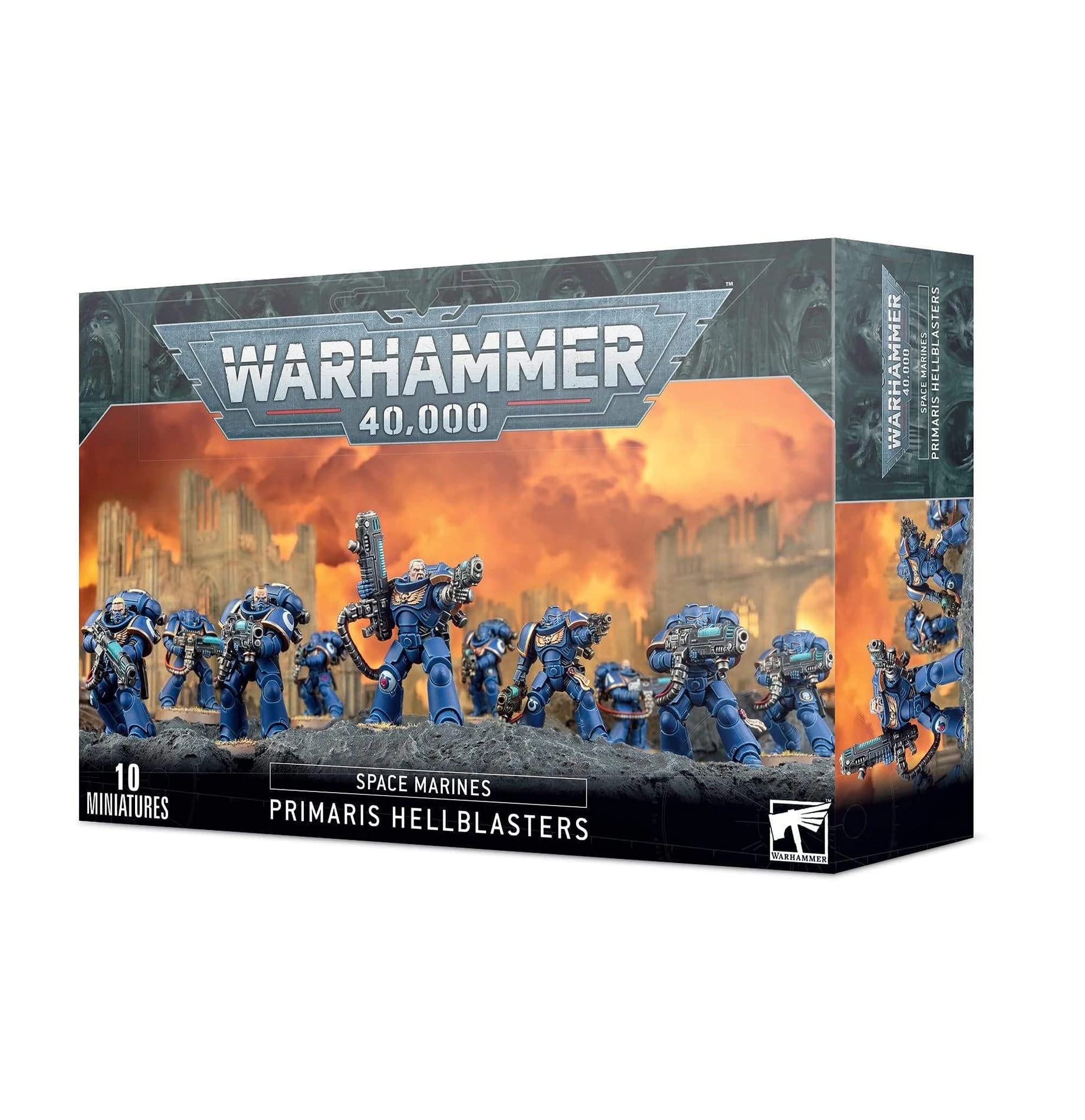 Games Workshop Warhammer 40k Primaris Hellblasters 10-Piece Plastic Miniature Set
