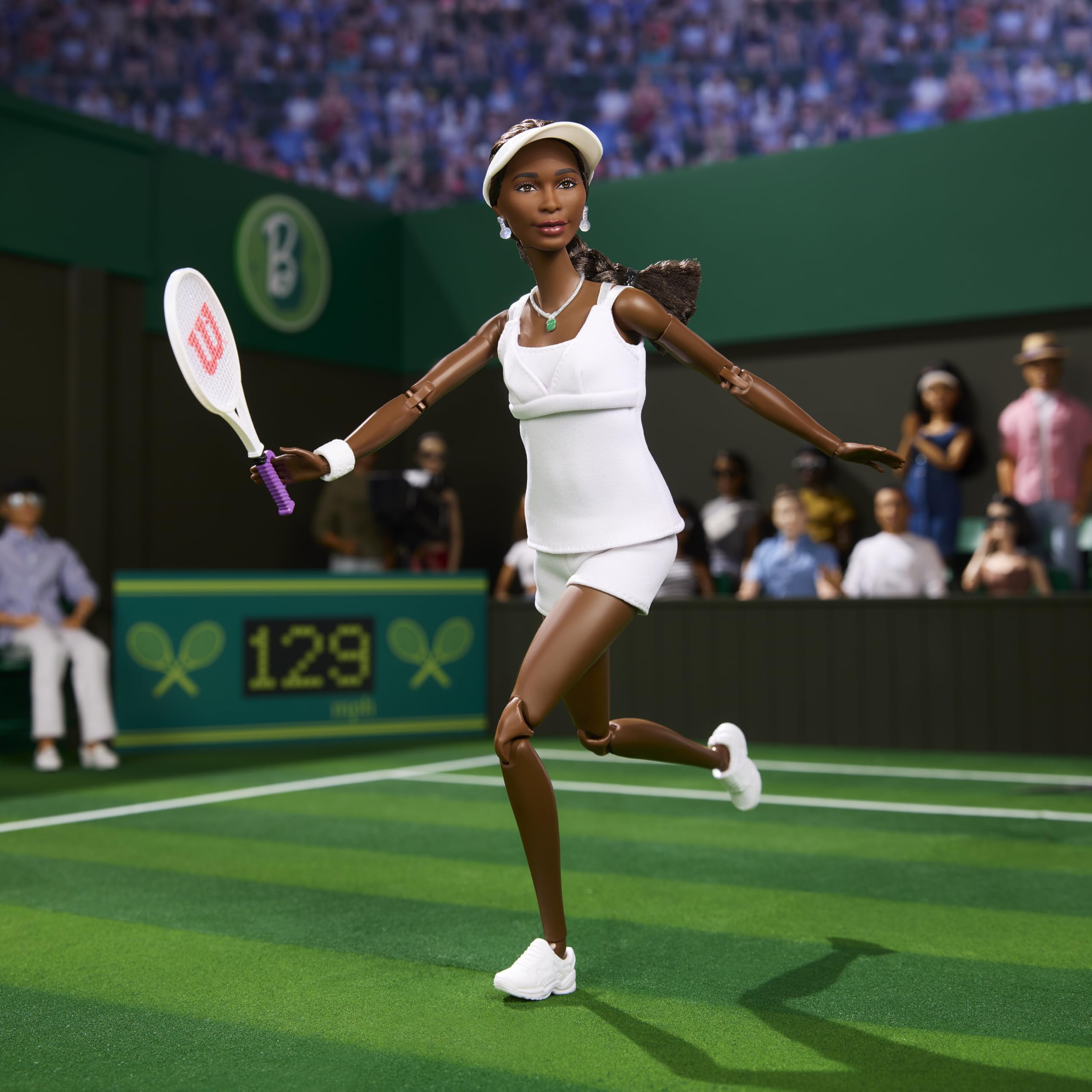 Barbie Inspiring Women Series Doll - Venus Williams Fashion Doll | Ages 6+ | Model HRM49
