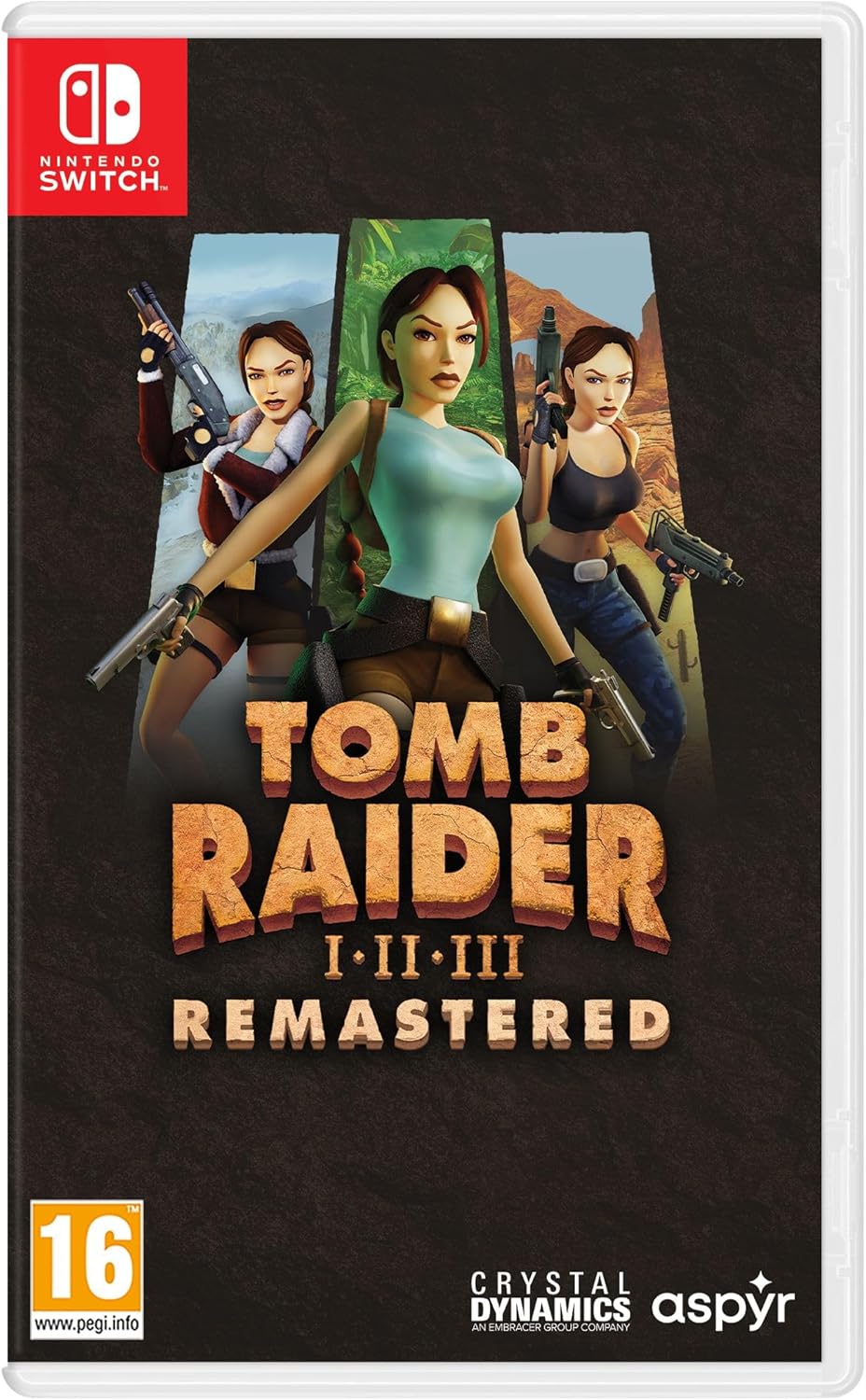 Tomb Raider 1-3 Remastered Starring Lara Croft - Nintendo Switch 1