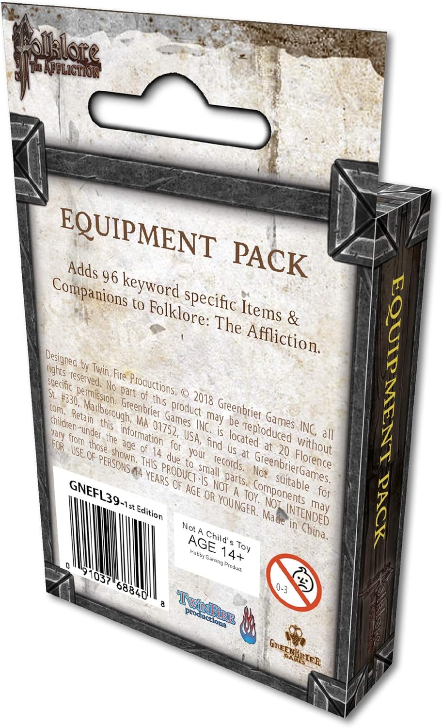 GreenBrier Games Folklore: The Affliction Equipment Pack - EN (FL60GNE)