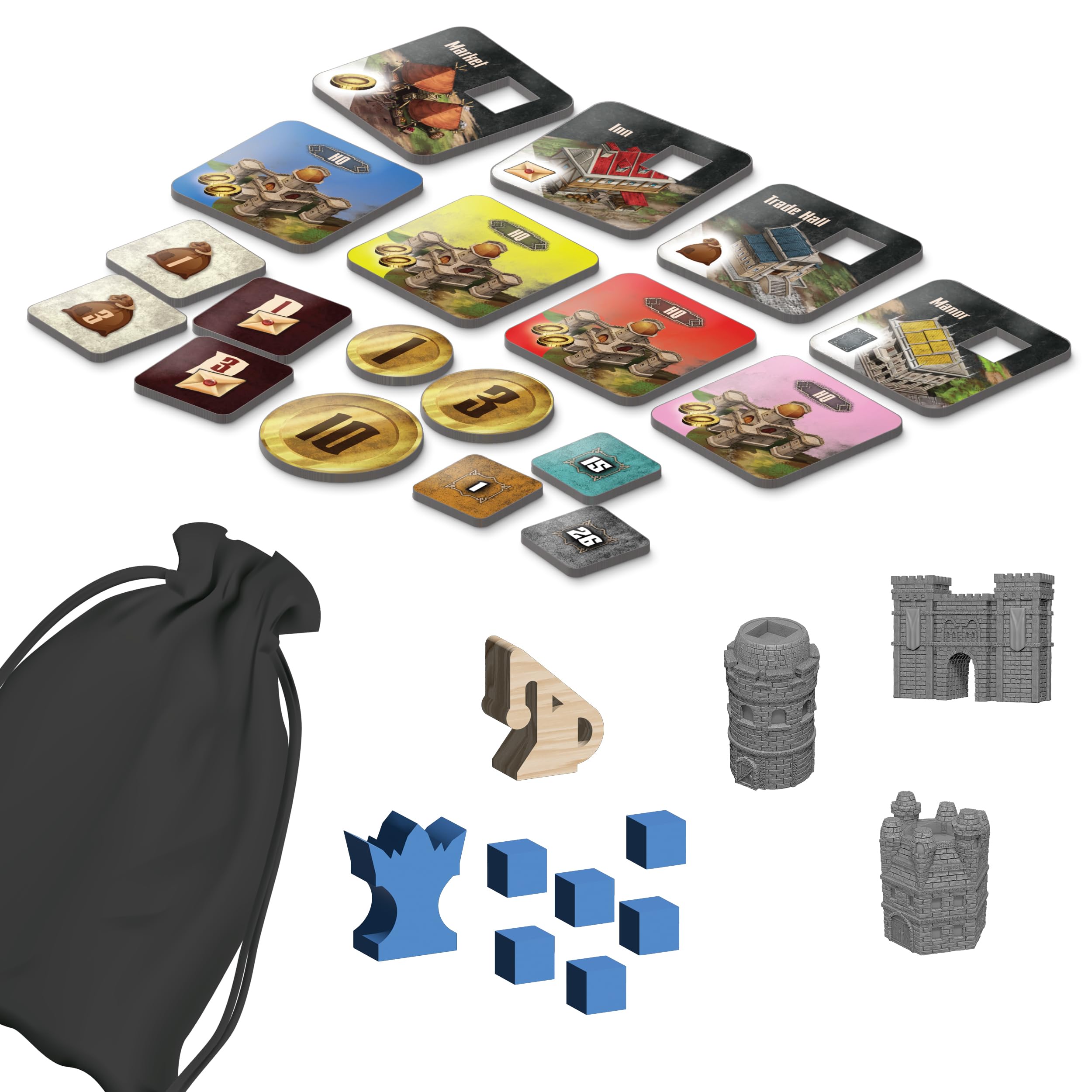 WizKids Dungeons & Dragons: Builders of Baldur's Gate Board Game | 2-5 Players | 90 Min | Ages 14+ 2
