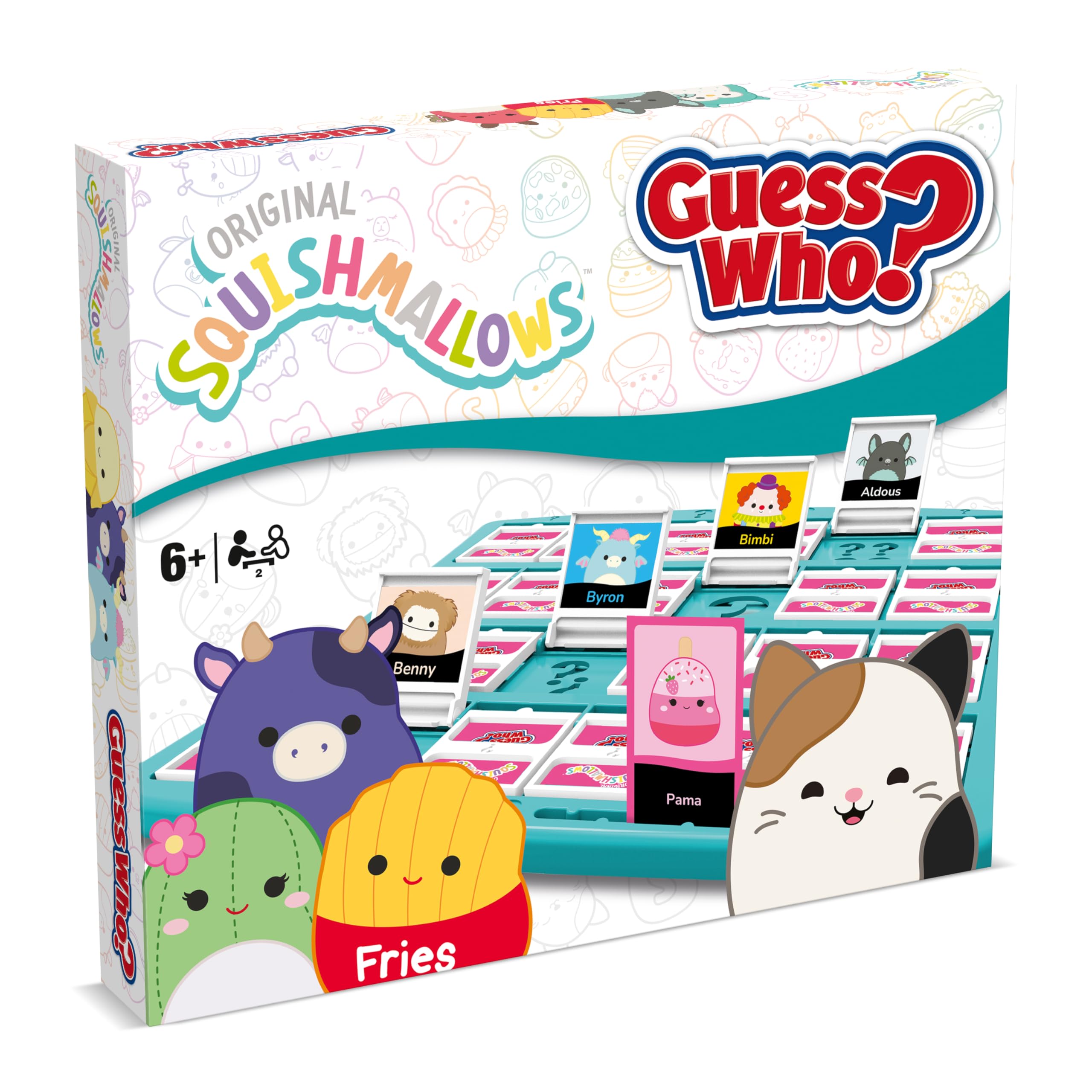 Winning Moves Squishmallows Guess Who? Board Game | 2 Players | Ages 6+