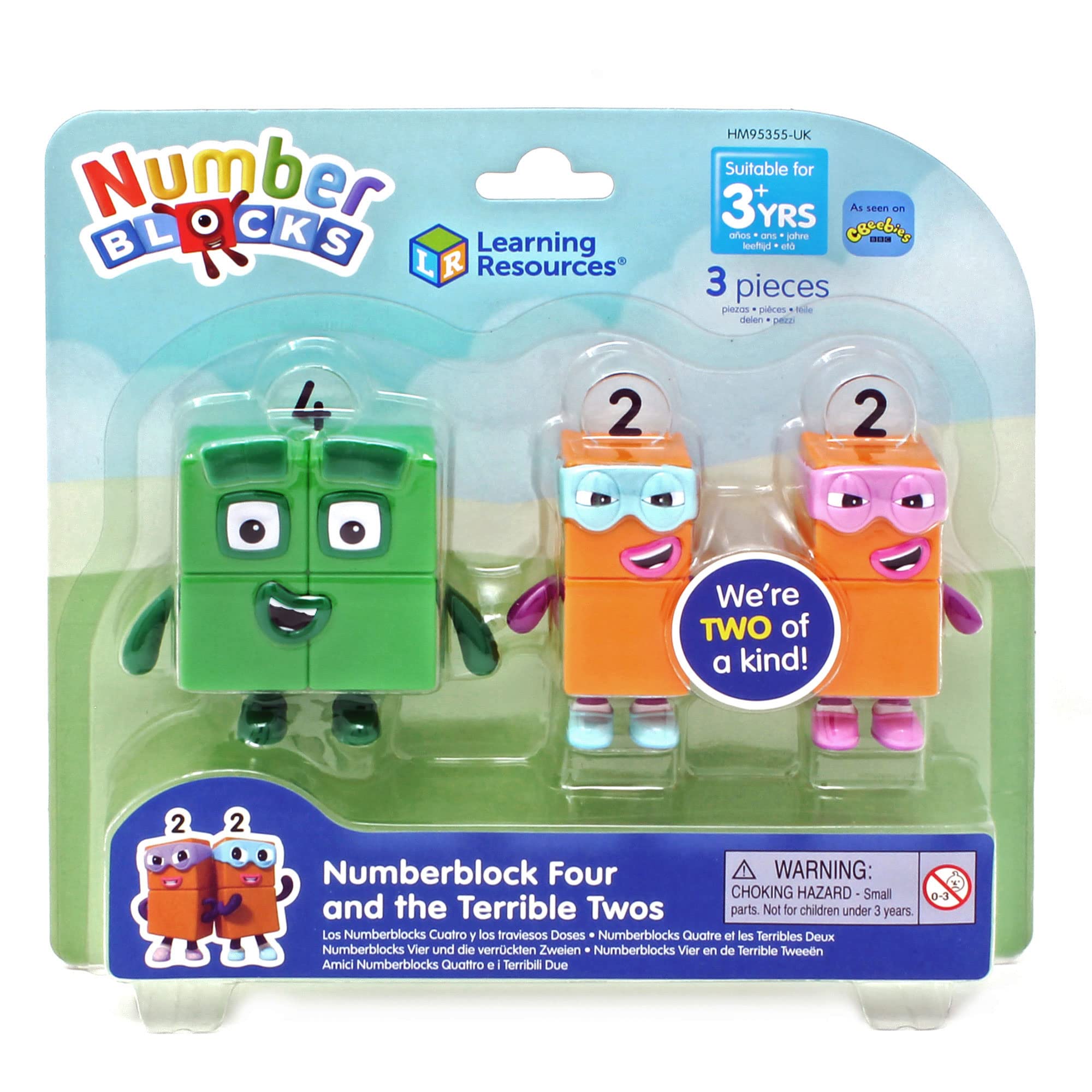 Numberblocks Four and the Terrible Twos - Collectible Play Figures for Ages 3+