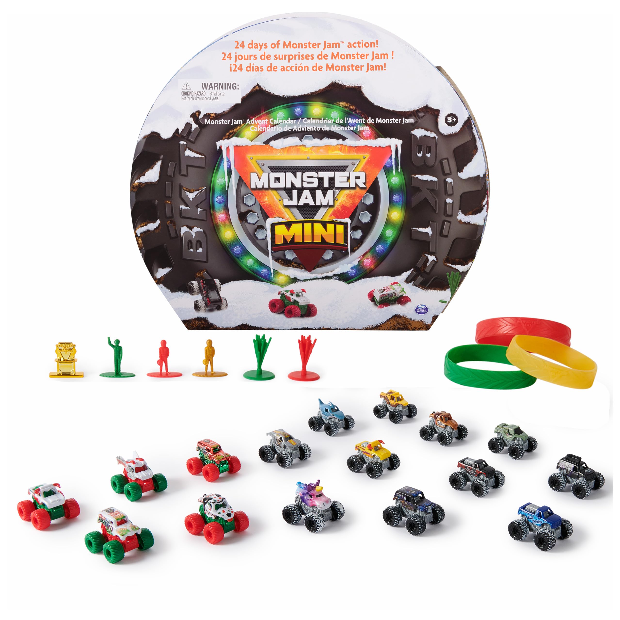 Monster Jam Mini Christmas Advent Calendar - 24 Days of Monster Trucks & Accessories 7