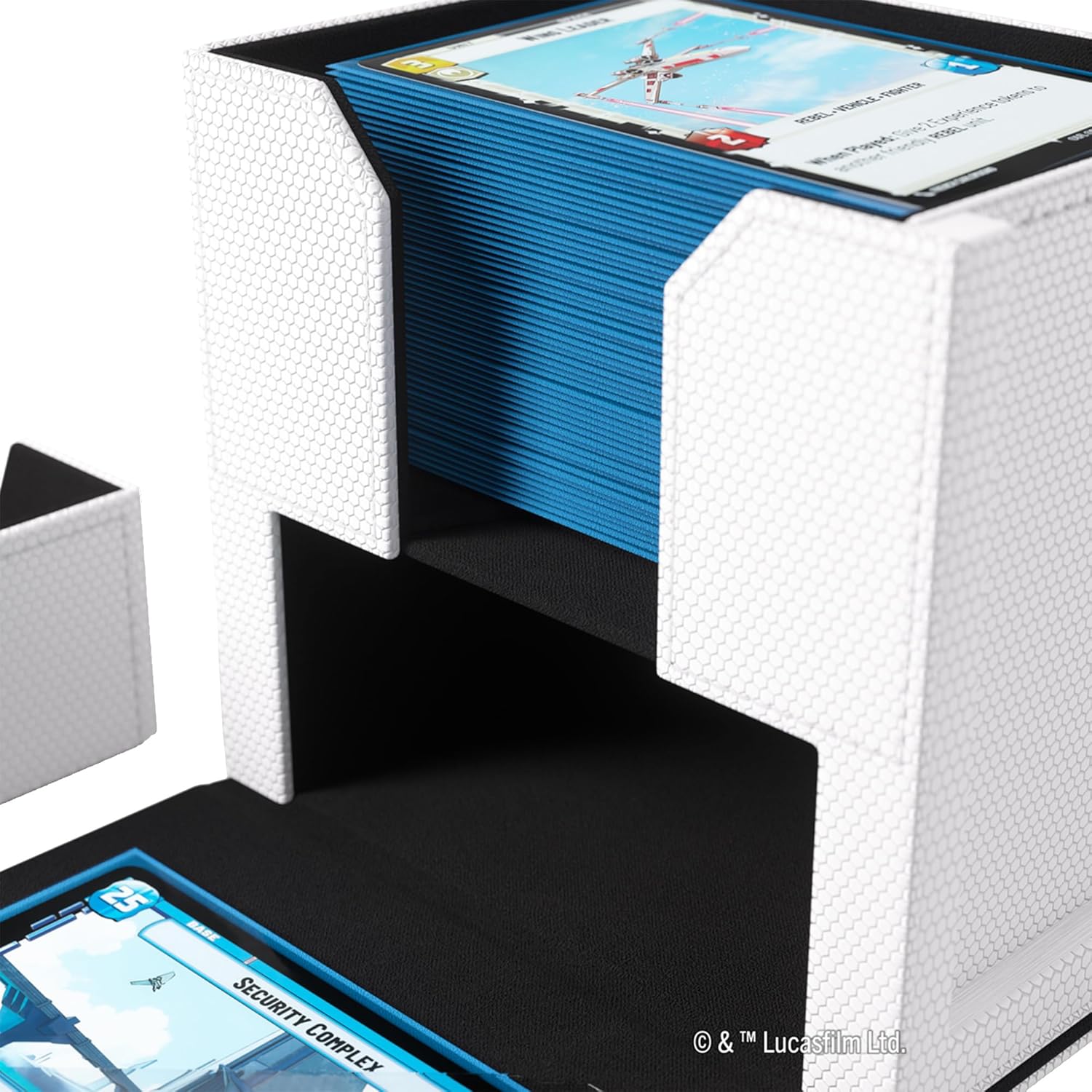 Gamegenic Star Wars Unlimited Deck Pod - White/Black TCG Accessory 6