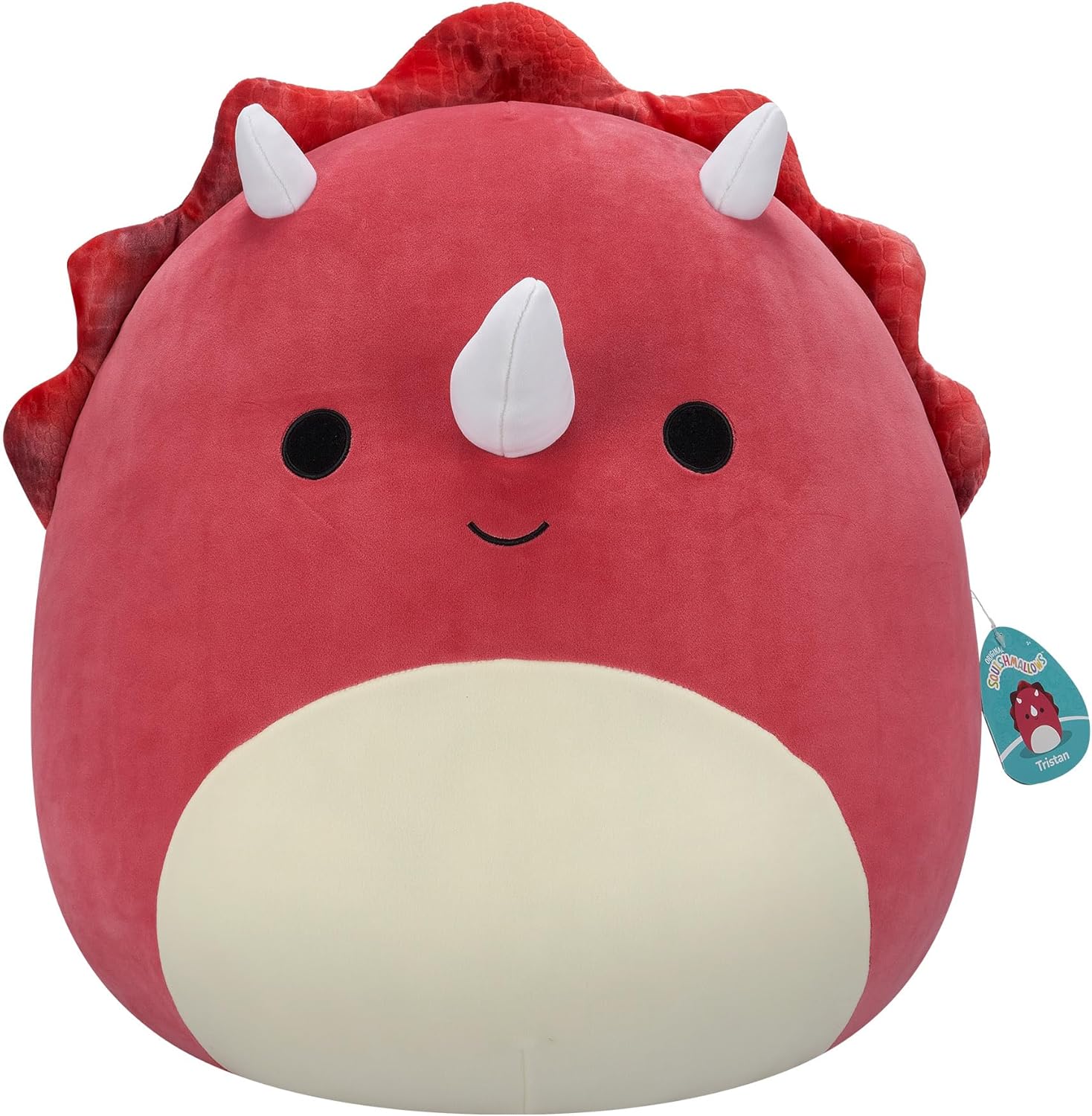 Squishmallows Tristan the Red Triceratops - 20 Inch Super Soft Plush Collectible 5