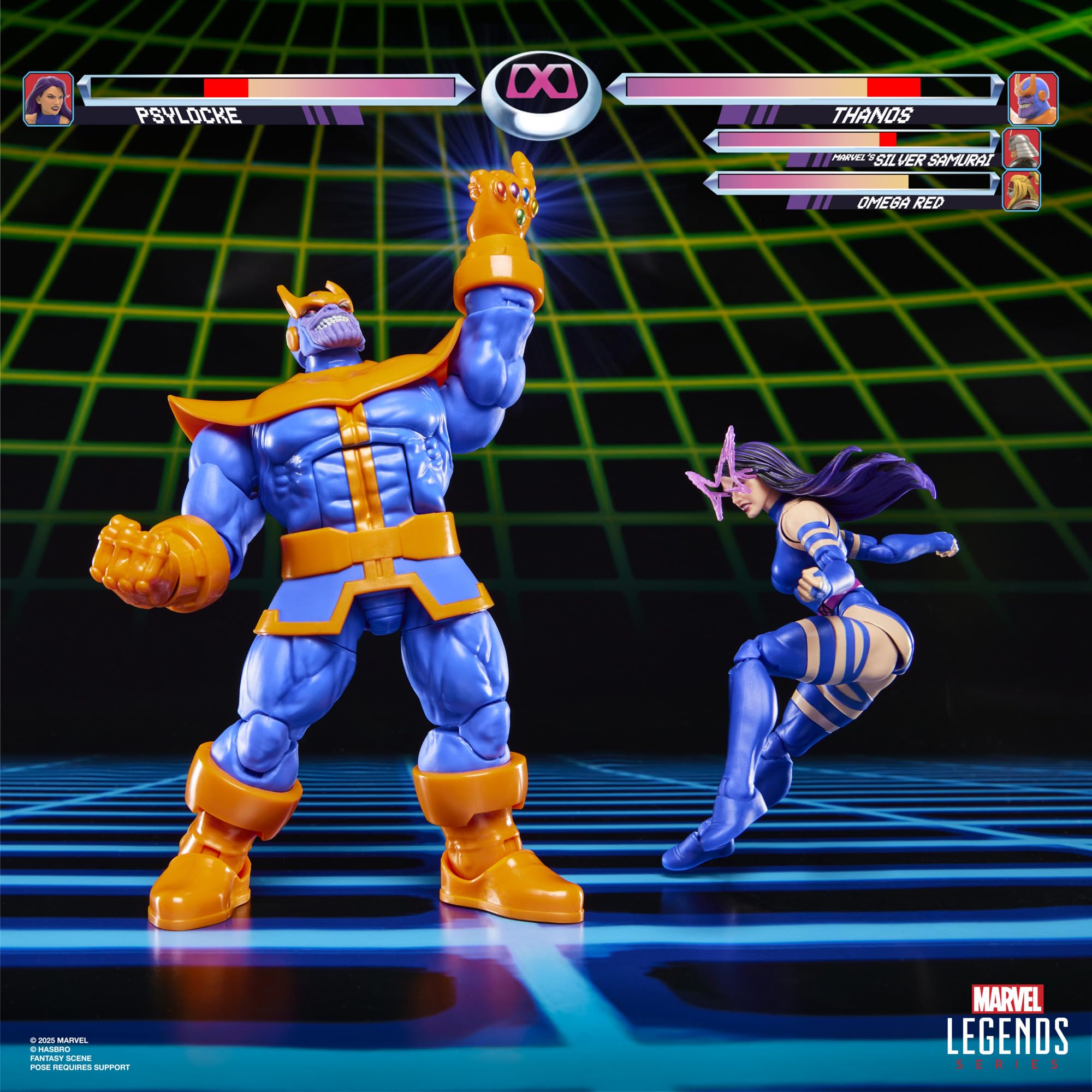 Marvel Legends Series Gamerverse Psylocke vs Thanos 2-Pack Action Figures 4