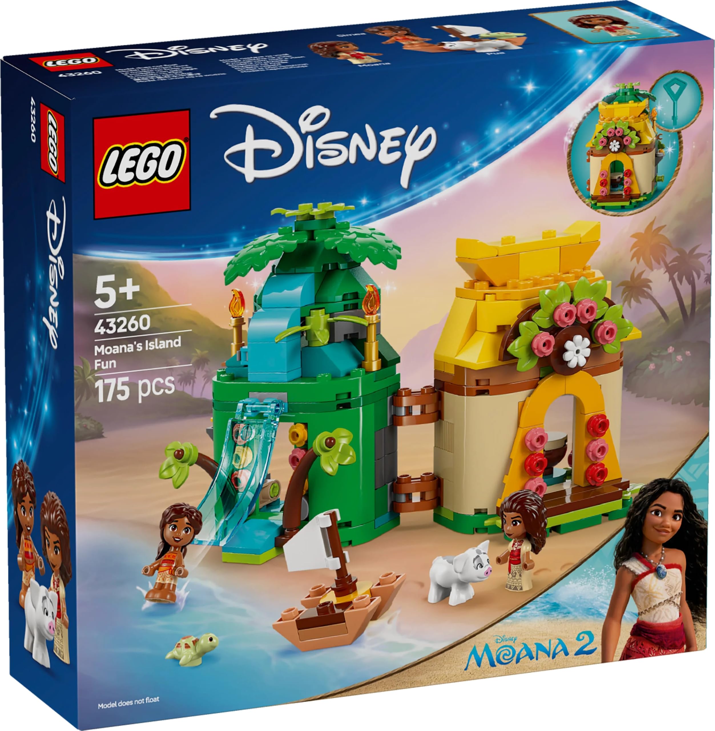 LEGO Disney Moana 2 Moana's Island Fun Building Set - 175-Piece Playset for 5+ 9
