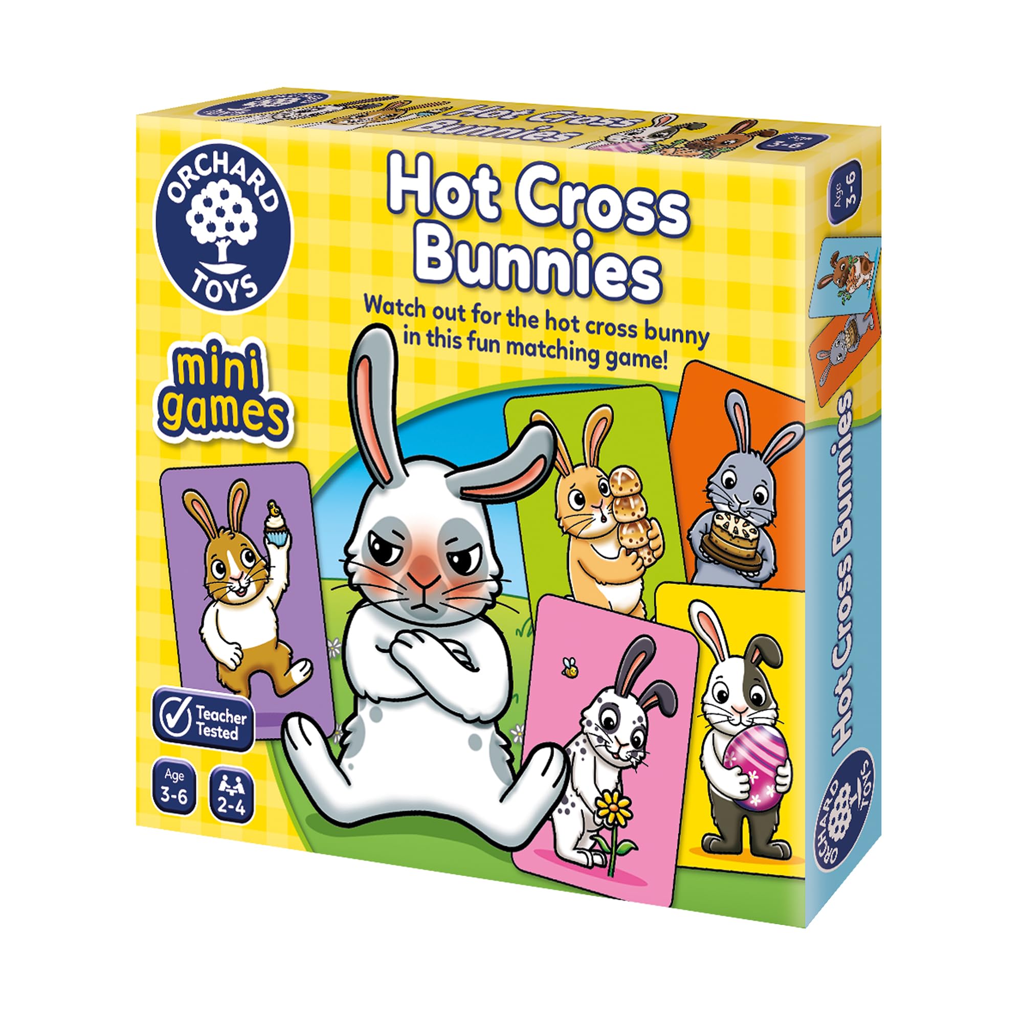 Orchard Toys Hot Cross Bunnies Snap and Pairs Mini Card Game for Kids
