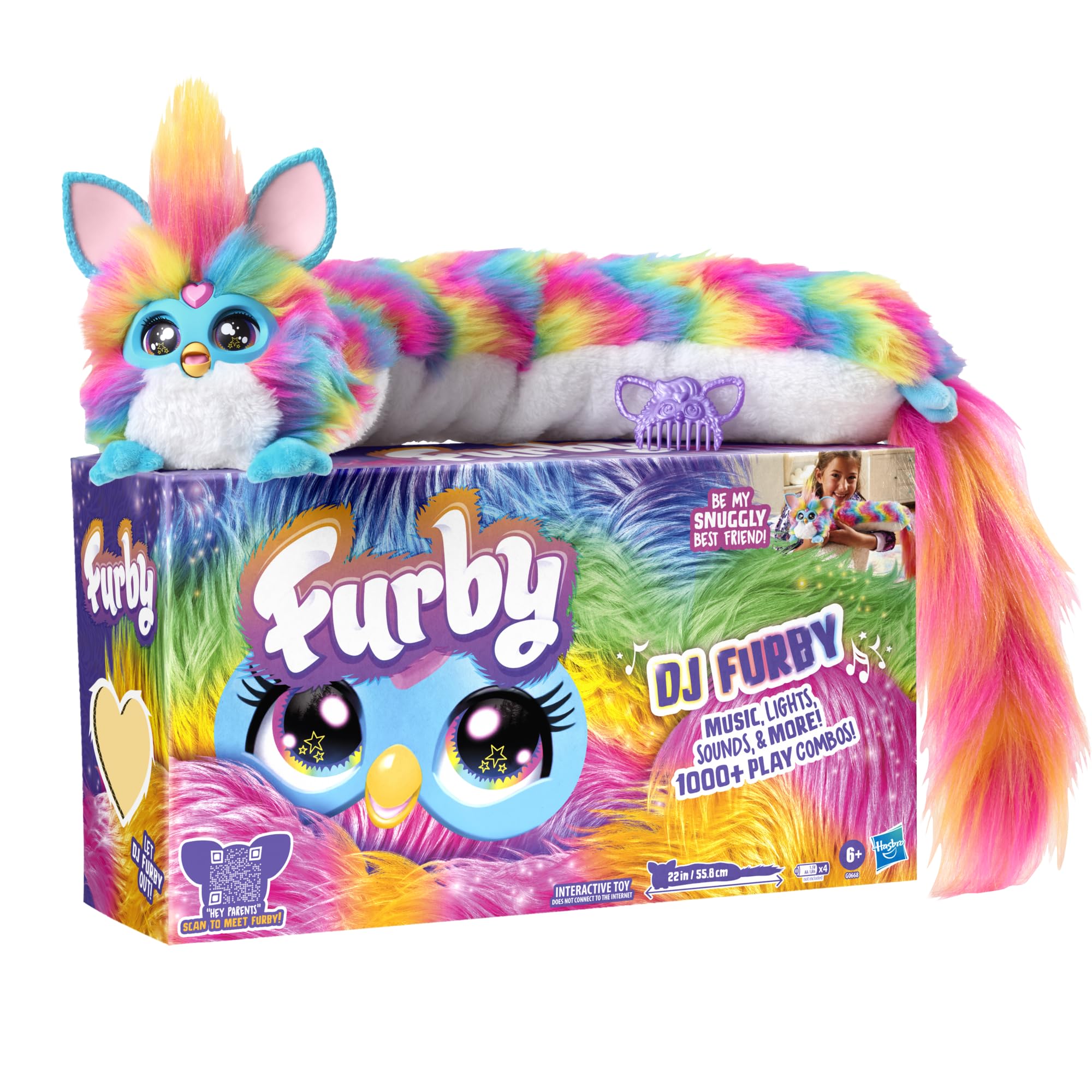 DJ Furby Interactive Plush Toy - Music, Lights & 5 Modes for Kids 6+