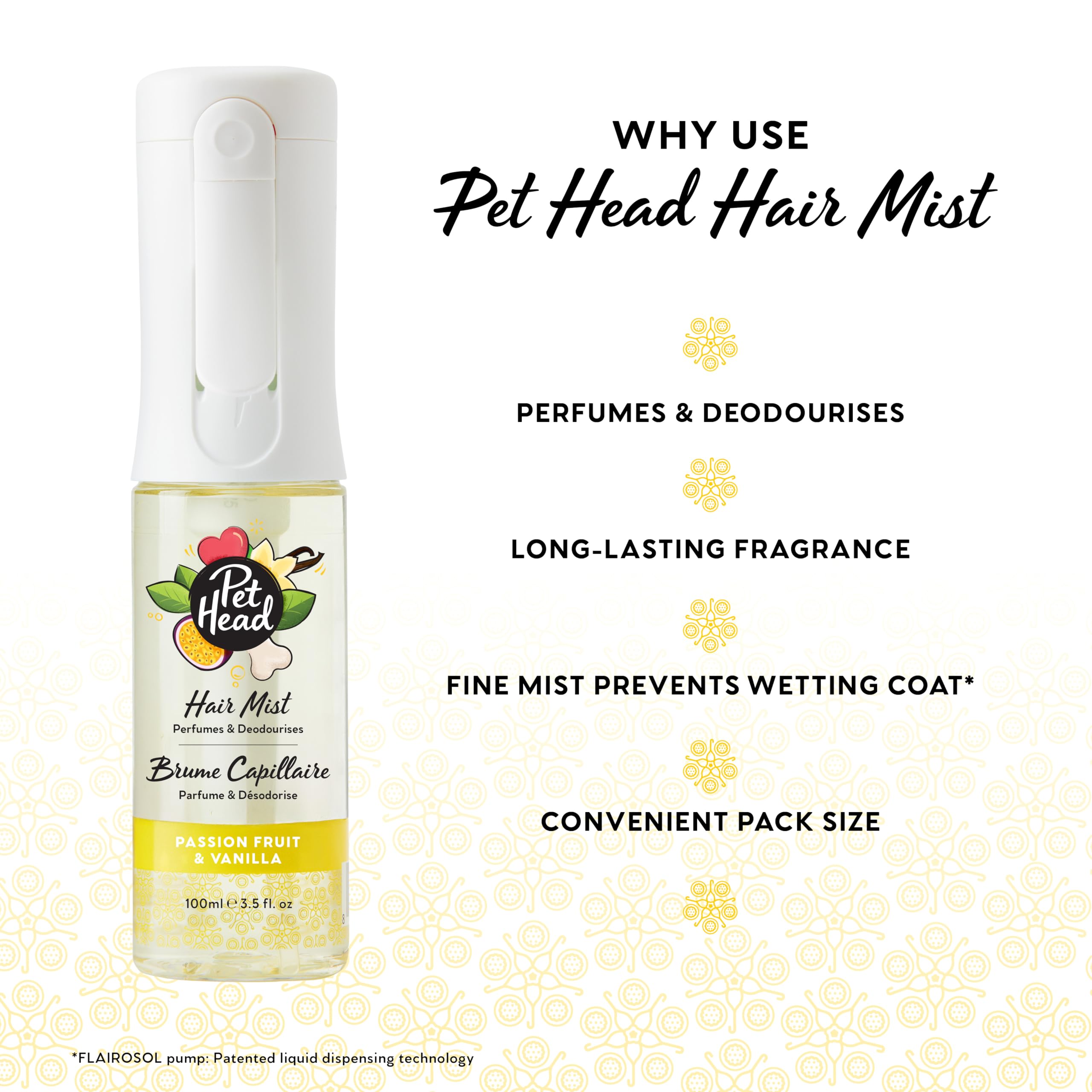 Pet Head Passion Fruit & Vanilla Hair Mist - 100 ml 2