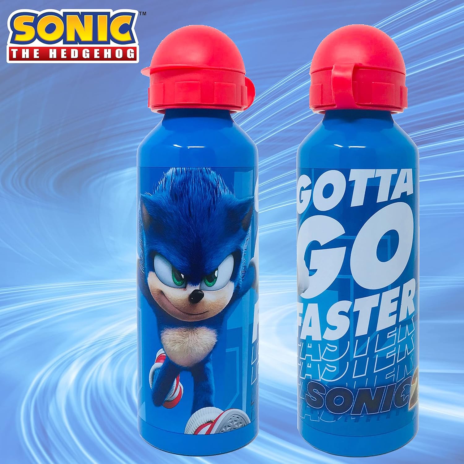 GIOVAS Sonic The Hedgehog Kids Aluminum Water Bottle 520ml 4