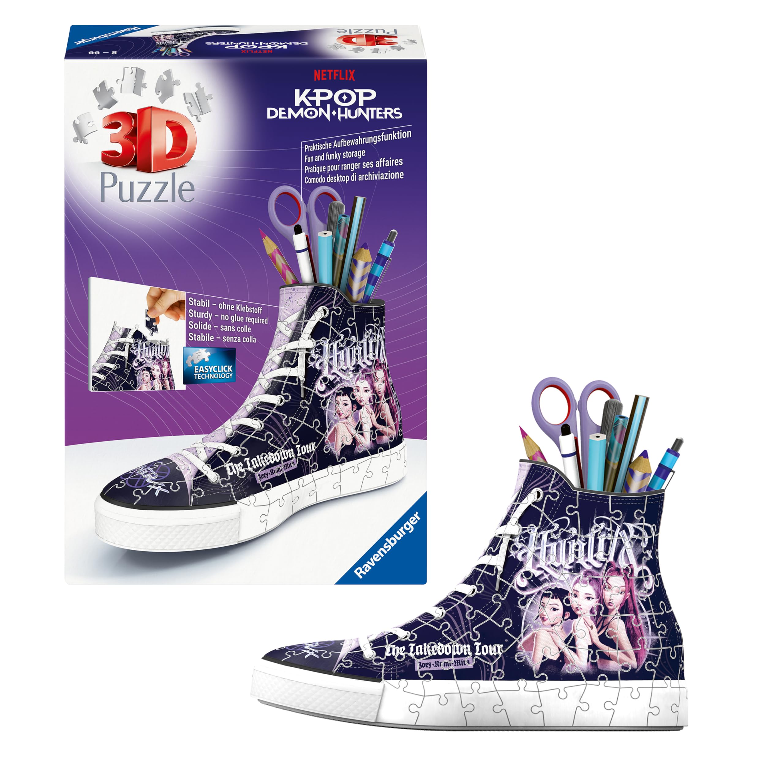 Ravensburger K-Pop Demon Hunters Trainer 3D Jigsaw Puzzle - 108 Pieces | Unisex Children | Ages 8+ 1