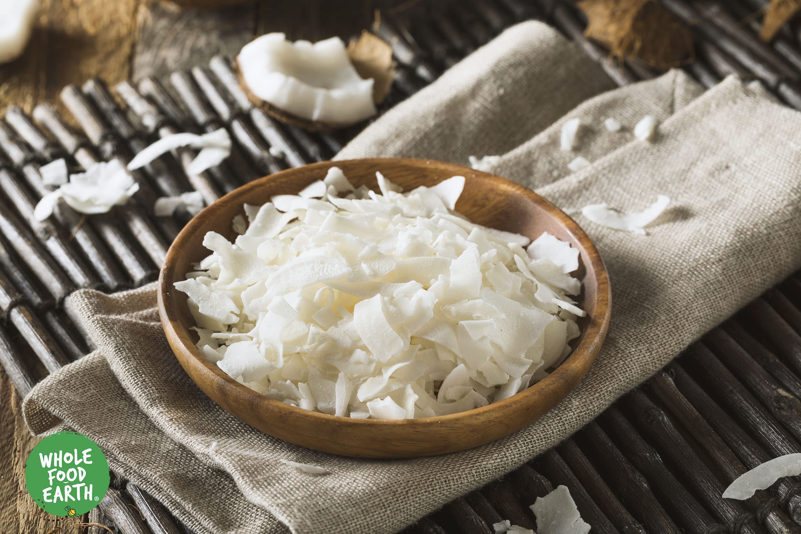 Wholefood Earth Organic Dried Coconut Chips – 1 kg | Raw | GMO Free | Vegan 5