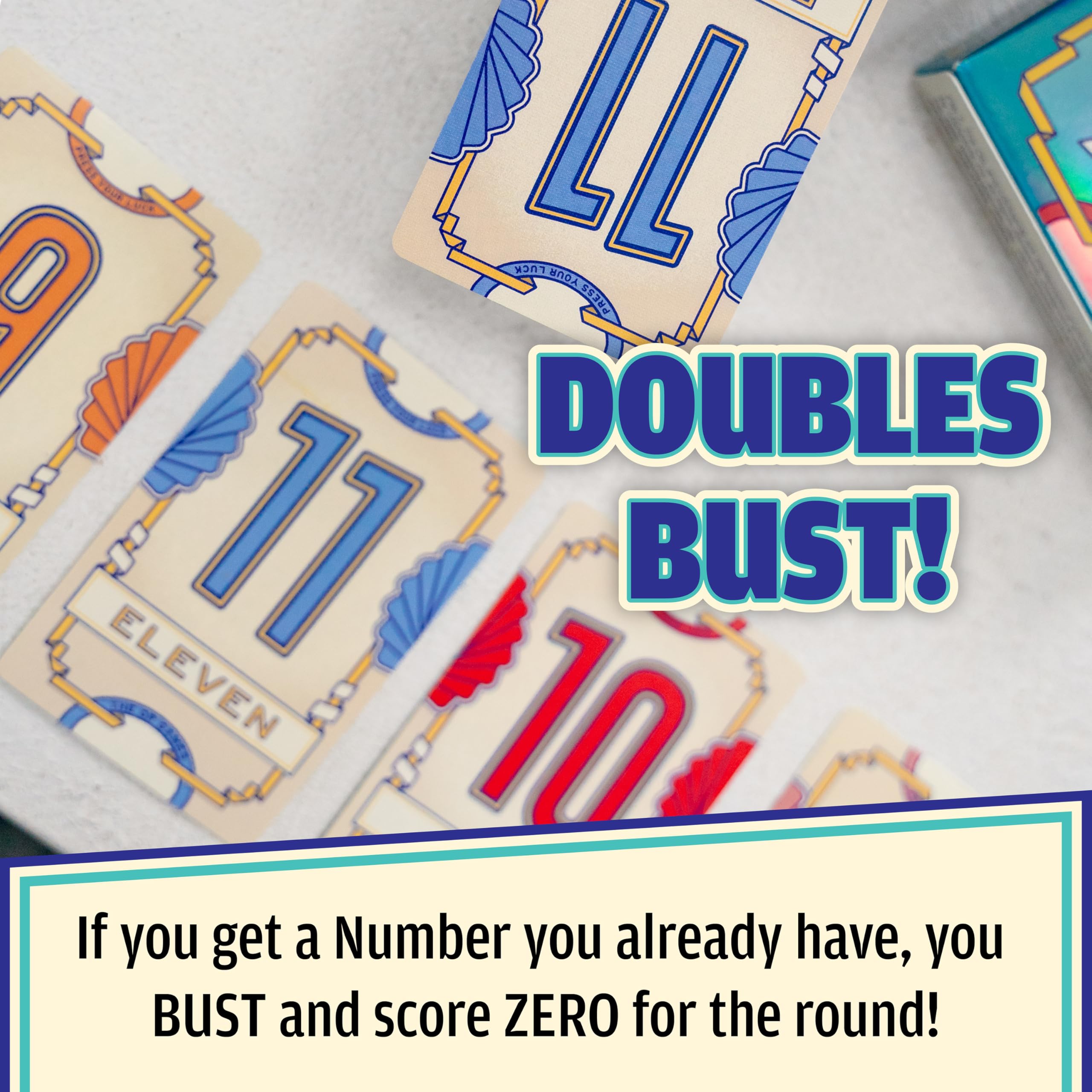 USAopoly Flip 7 Card Game for 3+ Players, Ages 8+, 20-Minute Play Time 5