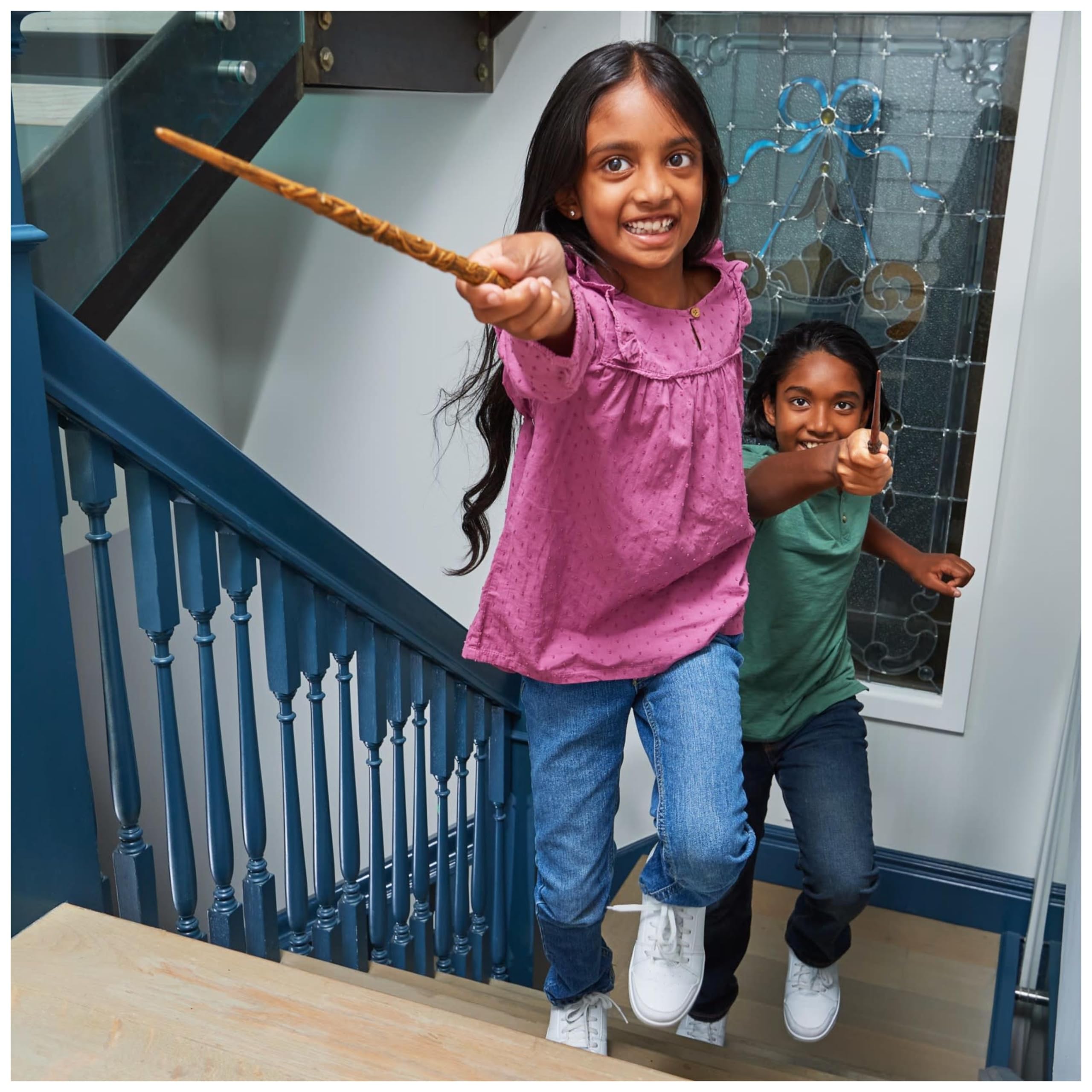 Wizarding World Albus Dumbledore 12-inch Replica Wand with Incendio Spell Card - Harry Potter Role Play Toy for Kids 6+ 6