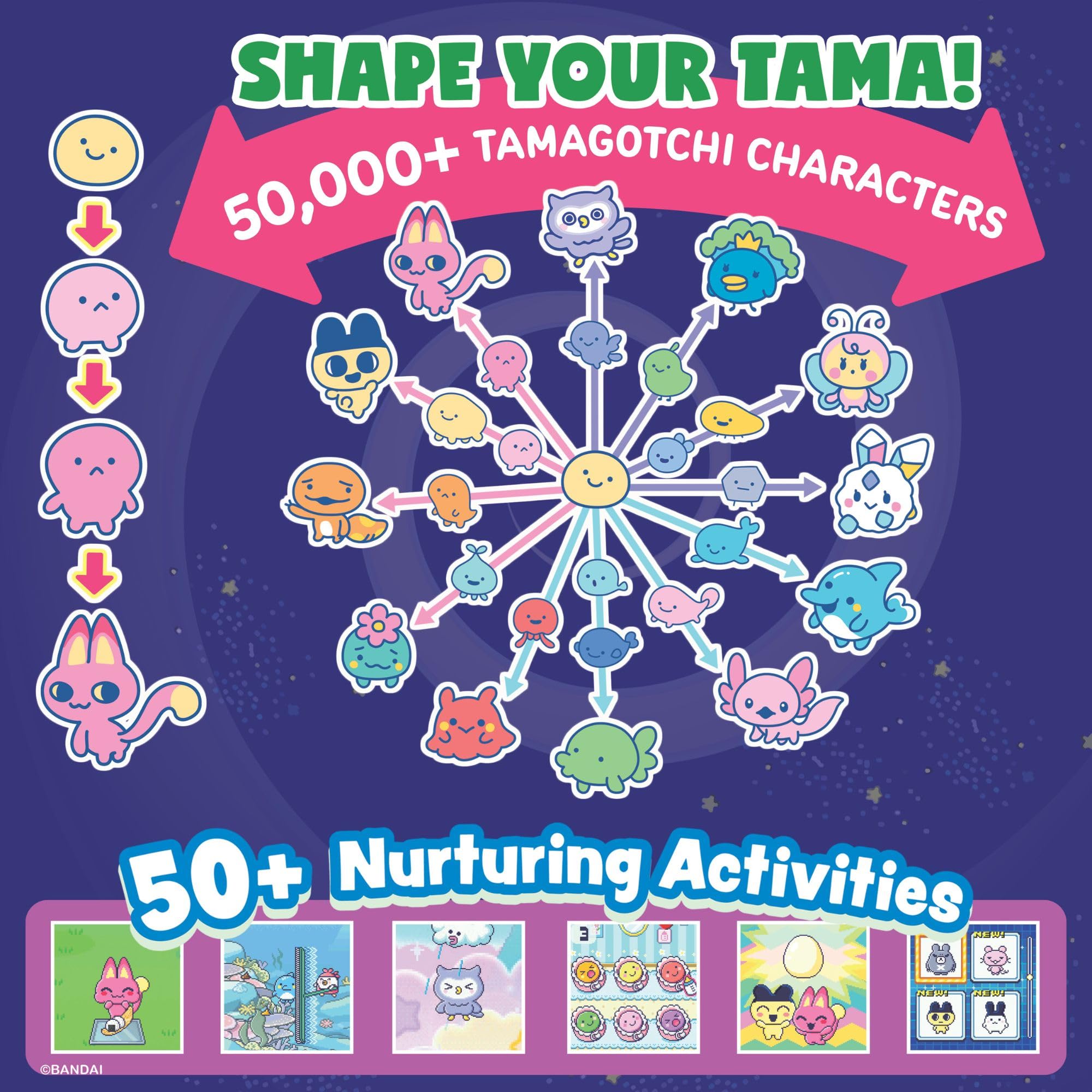 Tamagotchi - Bandai Tamagotchi Paradise Digital Pet with Water Shell 6