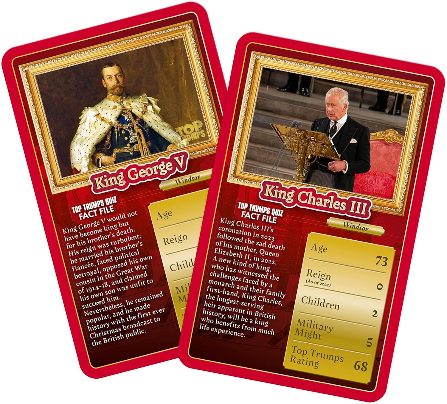 Top Trumps Kings and Queens Classics Card Game English Edition 5