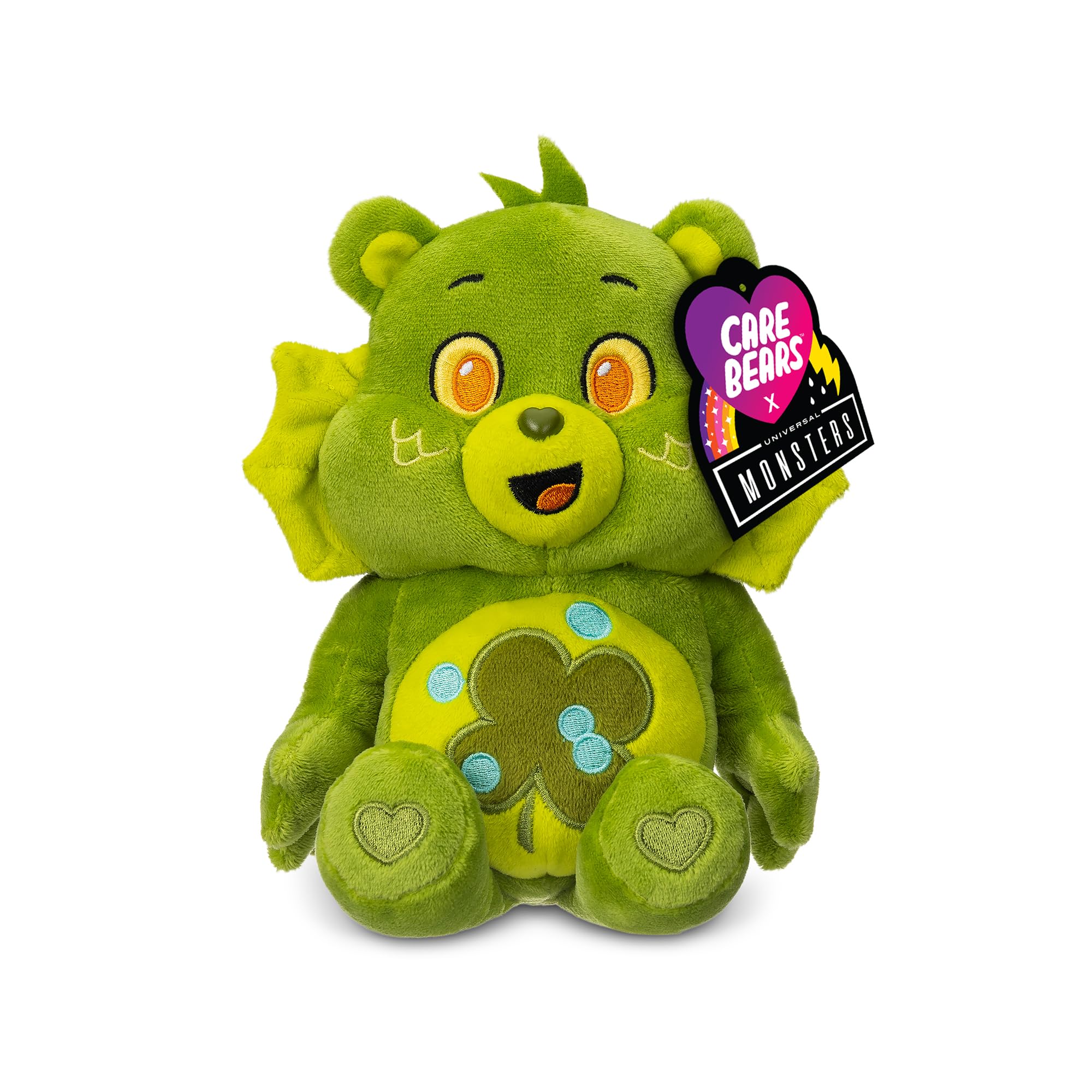 Care Bears Universal Monsters 22cm Plush - Good Luck Bear as Creature from the Black Lagoon