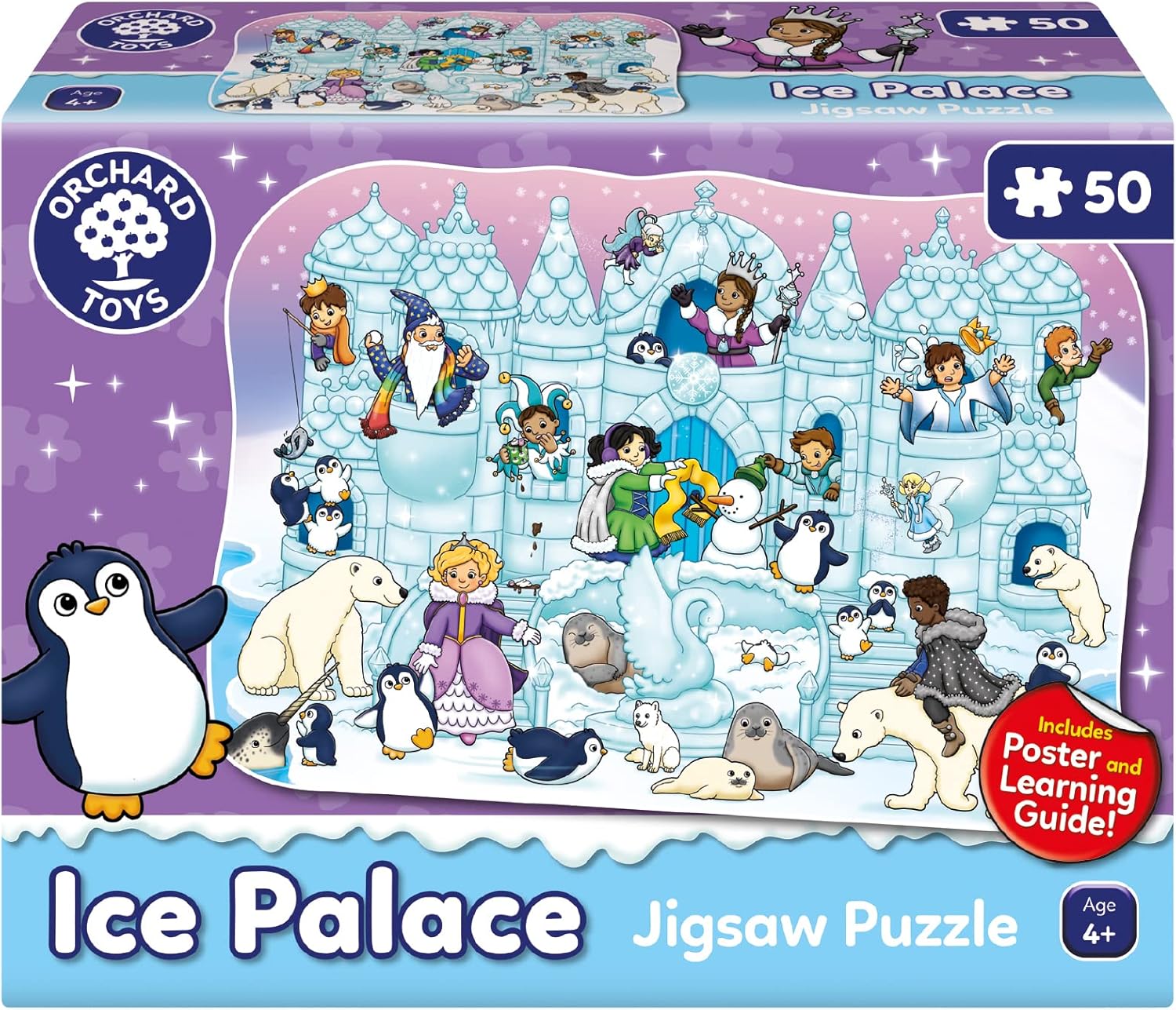 Orchard Toys Ice Palace Jigsaw Puzzle - 50-Piece Educational Puzzle for Ages 4-7