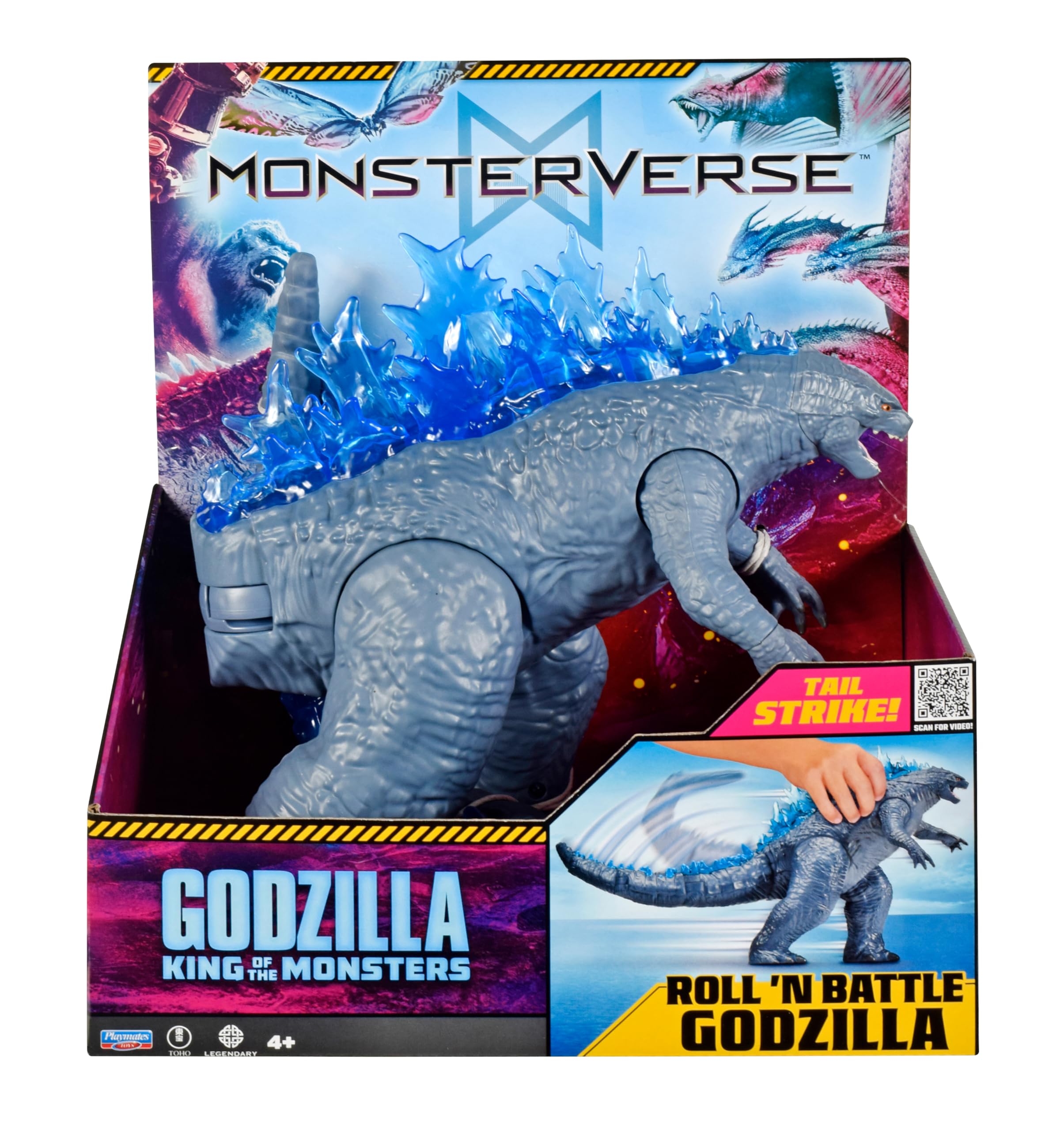 MonsterVerse Godzilla Roll N Battle Figure - 11" Tail Attack Action Toy 6