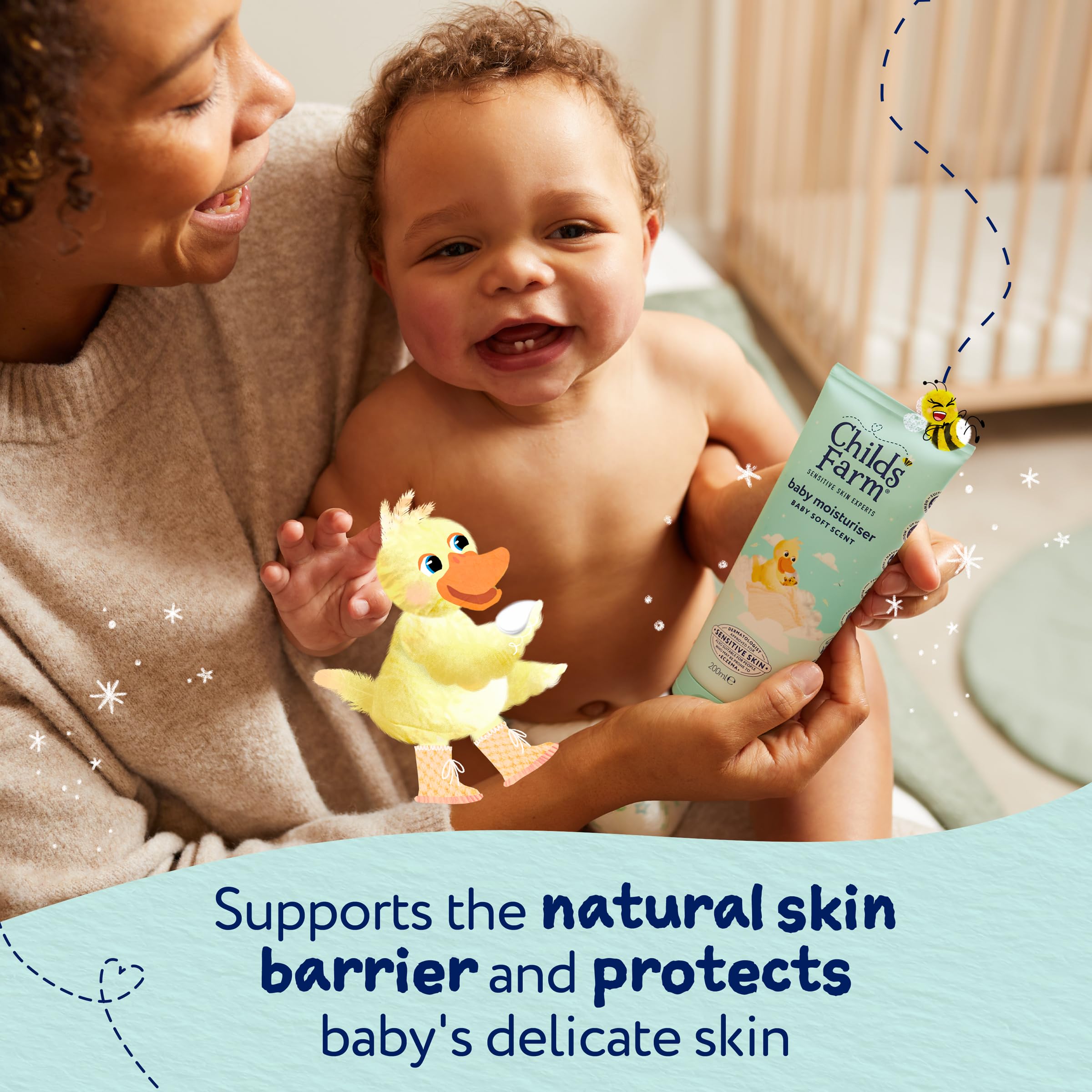Childs Farm Baby Moisturiser - Hydrating & Nourishing for Sensitive Skin | 200 ml 3