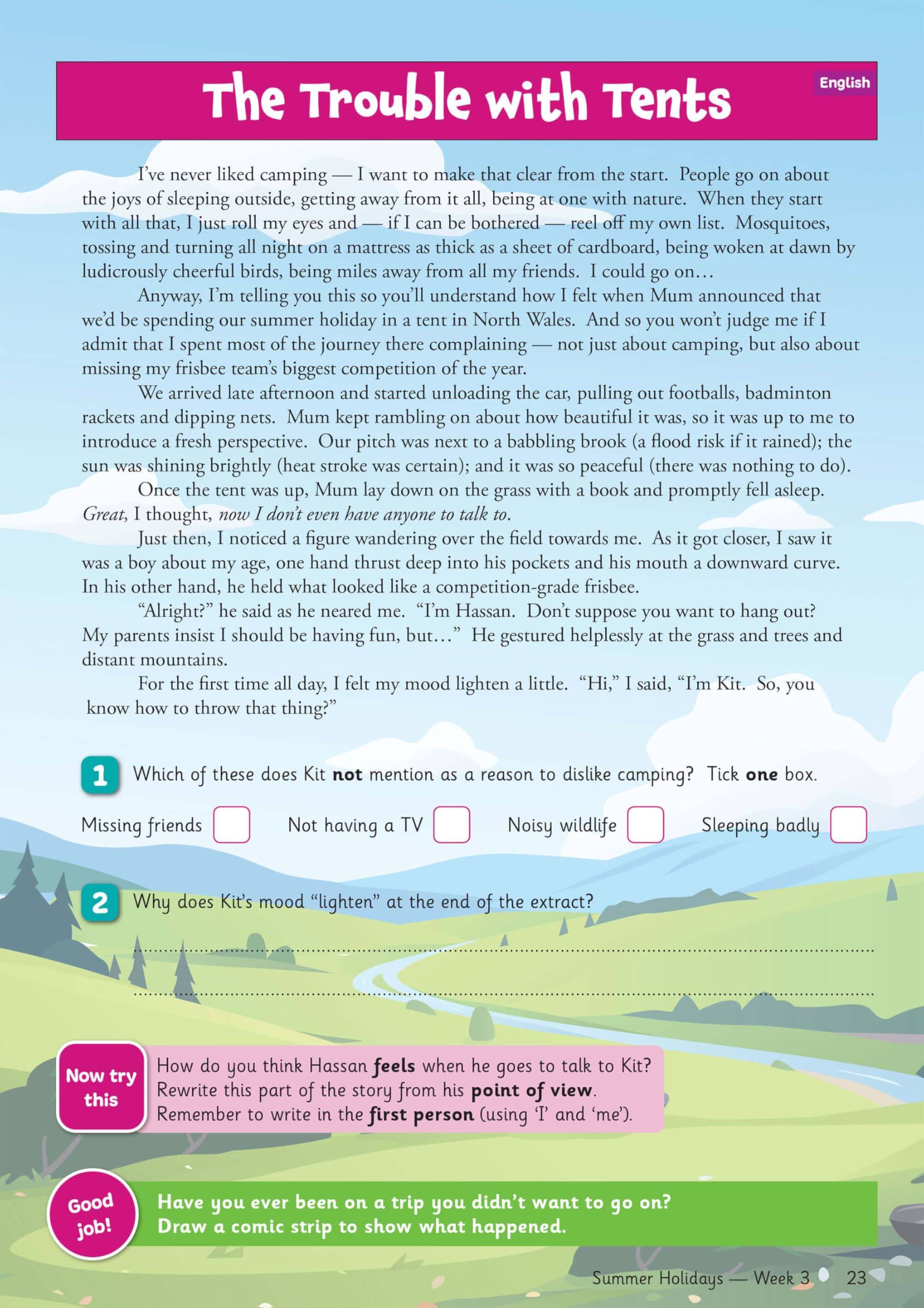 CGP Summer Holidays Activity Workbook - Year 5 to Year 6 Transition | Paperback | 64 Pages 5