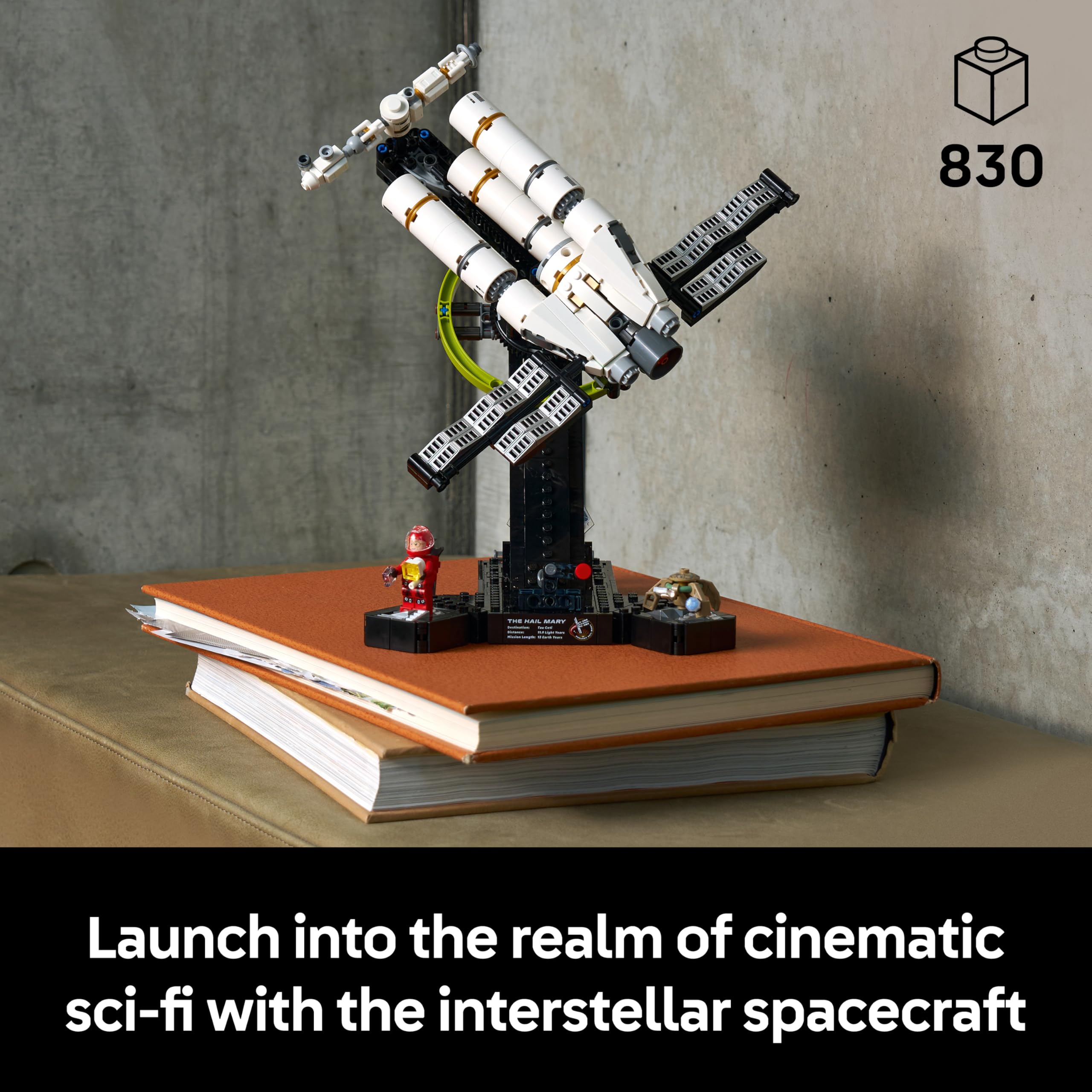 LEGO Icons Project Hail Mary Spaceship Model Kit - Microscale Replica | Ages 18+