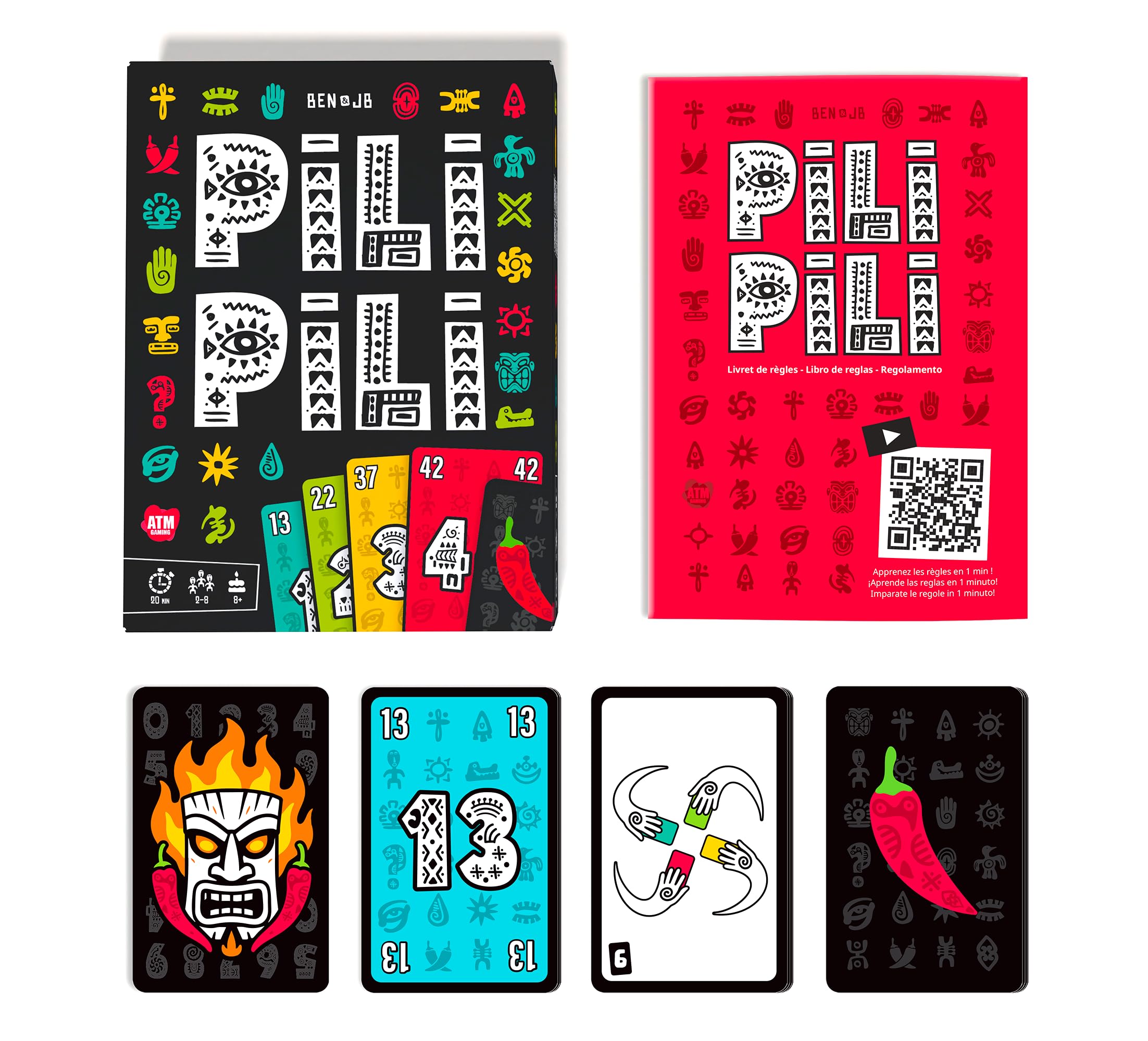 ATM Gaming PILI PILI | Board Game | Card Game for Families and Friends Idea 4