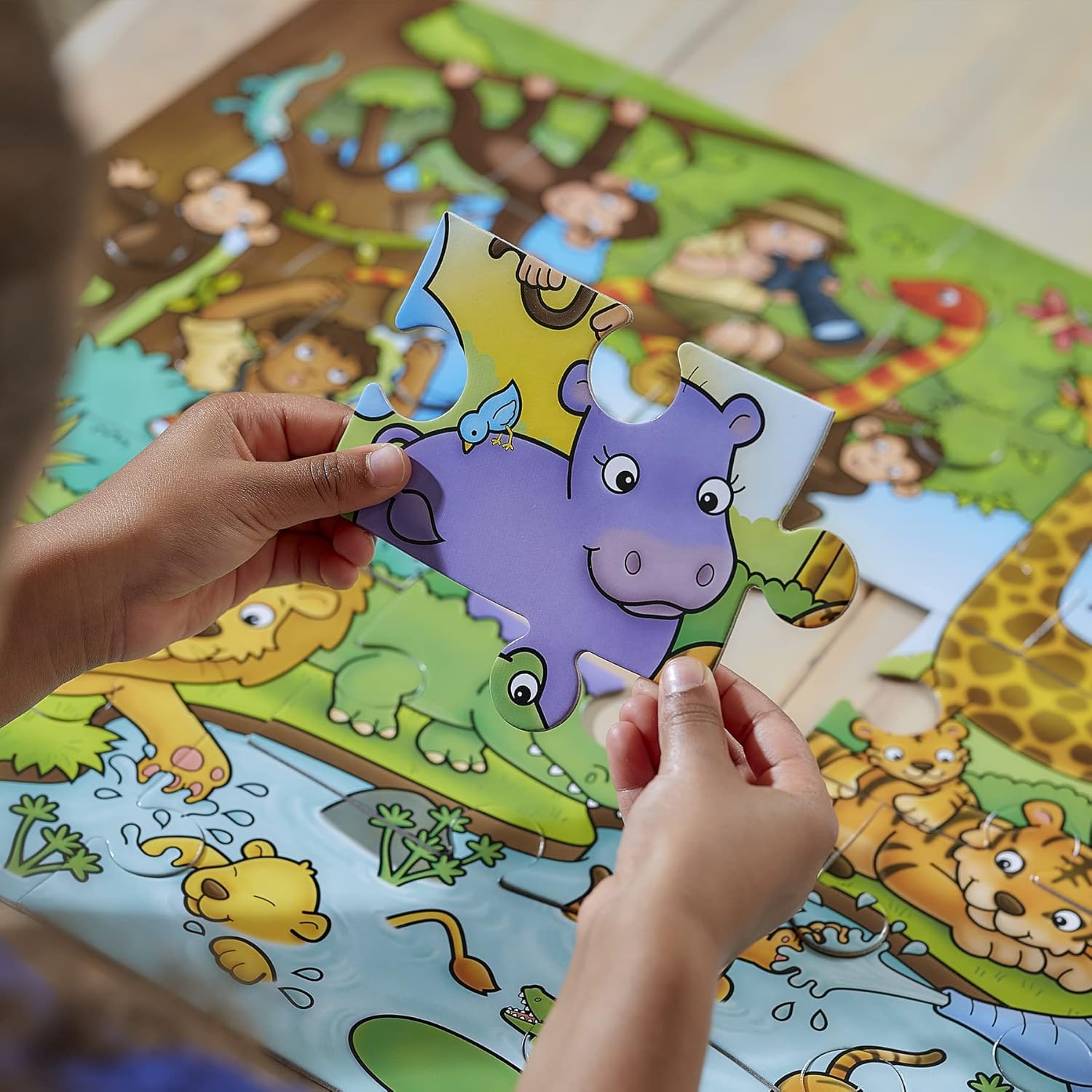 Orchard Toys Who's in the Jungle? 25-Piece Jigsaw Puzzle - Educational Jungle Animal Puzzle for Kids 4