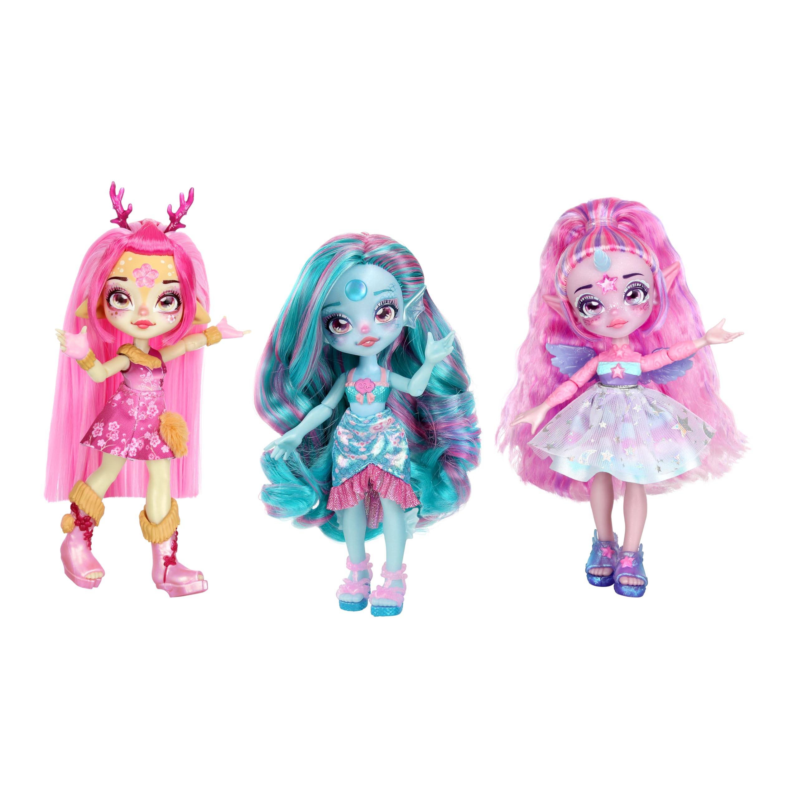 Magic Mixies - Pixlings, Deerlee The Deer Pixling, Create And Mix A Magic Potion That Magically Reveals A Beautiful 6.5" Pixling Doll Inside A Potion Bottle! 3