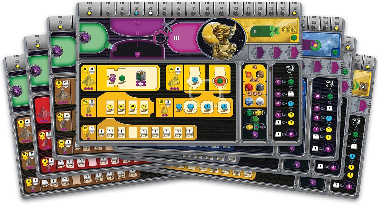 Capstone Games Gaia Project Board Game & Expansion, Multi-Colour 8