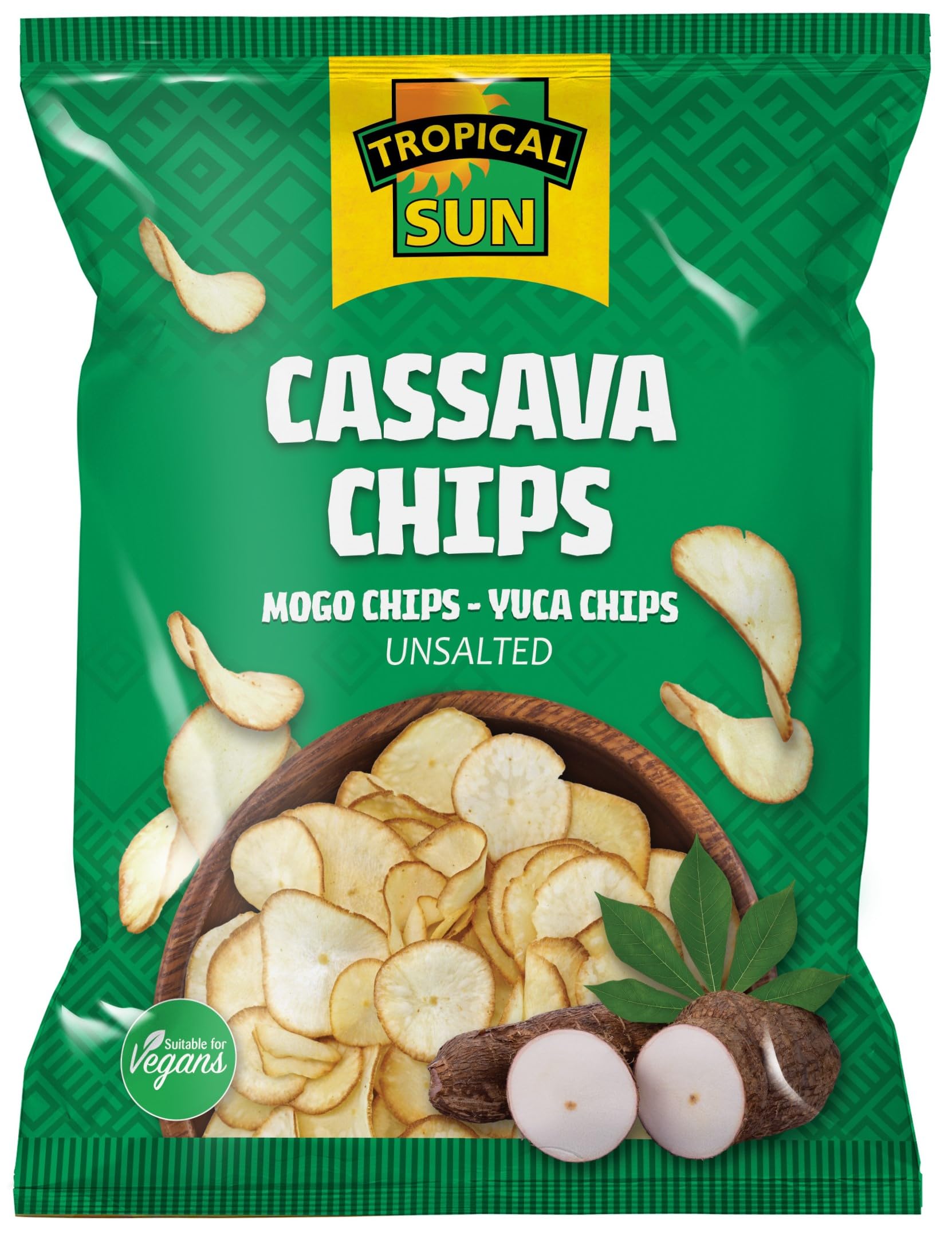 Tropical Sun Unsalted Cassava Chips, 80g