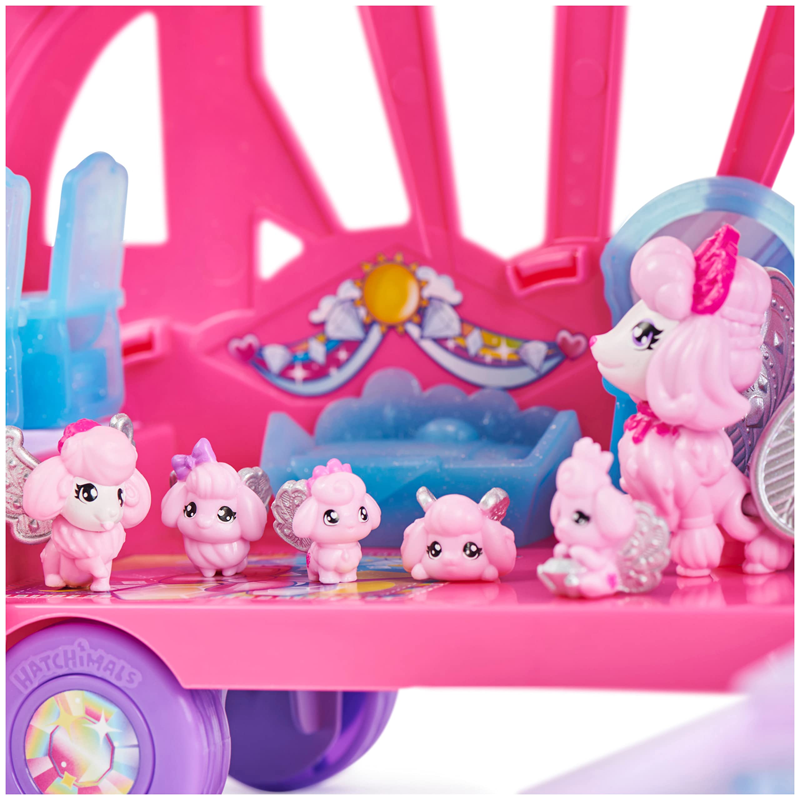 Hatchimals CollEGGtibles Rainbow-cation Camper mit 6 funkelnden Pudeln – ab 5 Jahren 4