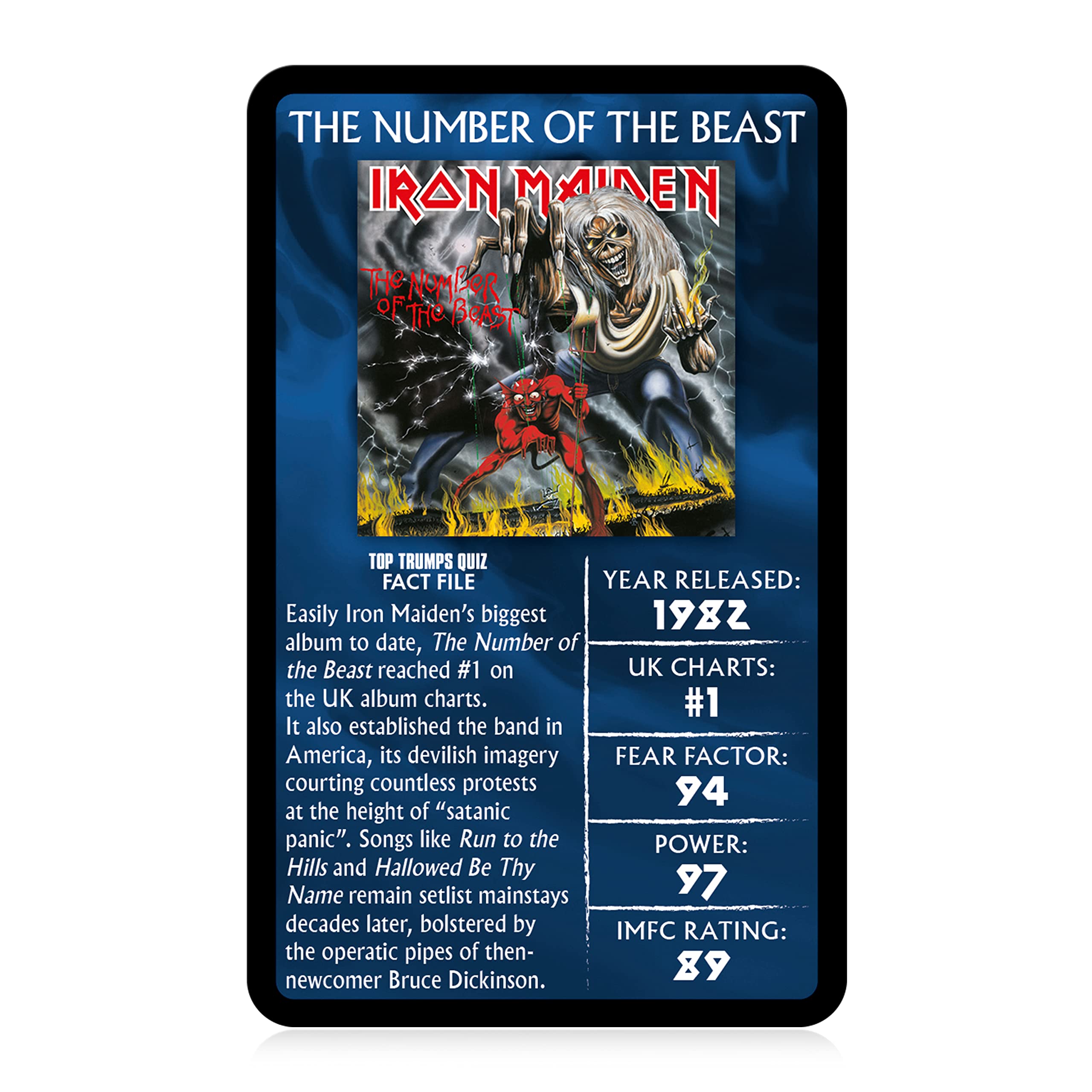 Top Trumps Iron Maiden Limited Edition Card Game | Ages 18+ | Multicolor 8