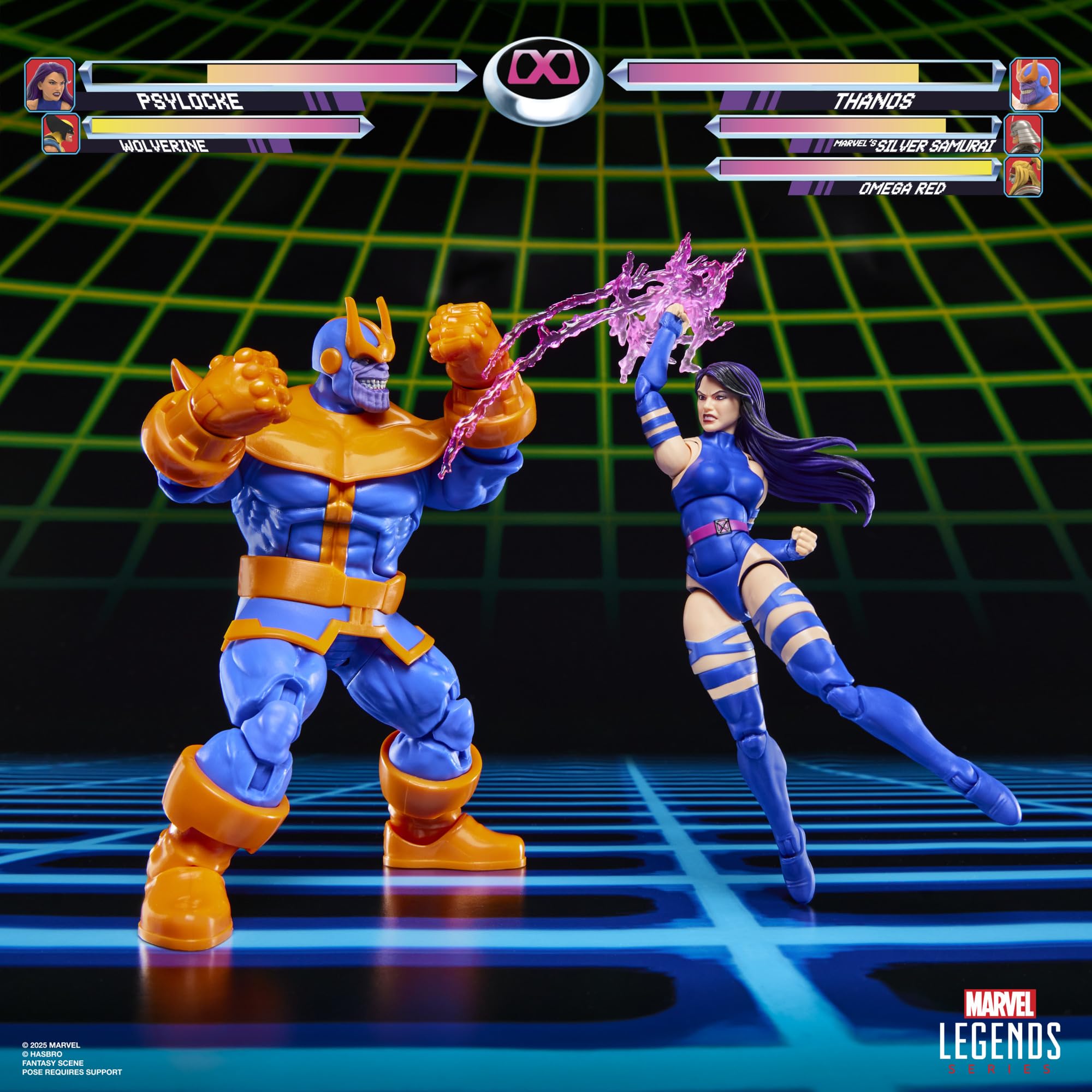 Marvel Legends Series Gamerverse Psylocke vs Thanos 2-Pack Action Figures 5