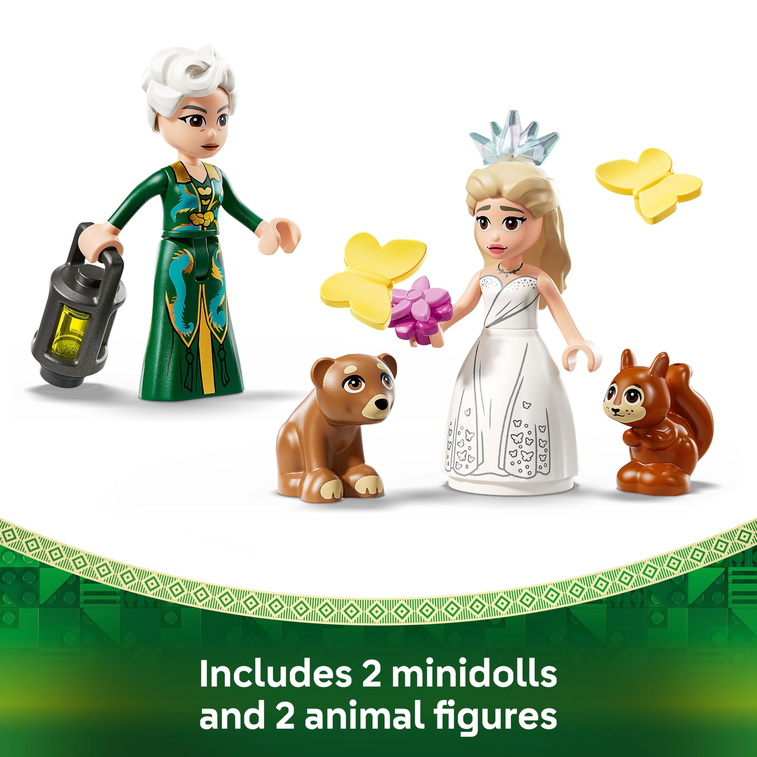 LEGO Wicked Glinda's Wedding Day - Building Toy with 2 Mini Dolls & 2 Posable Butterflies for Ages 8+ 13