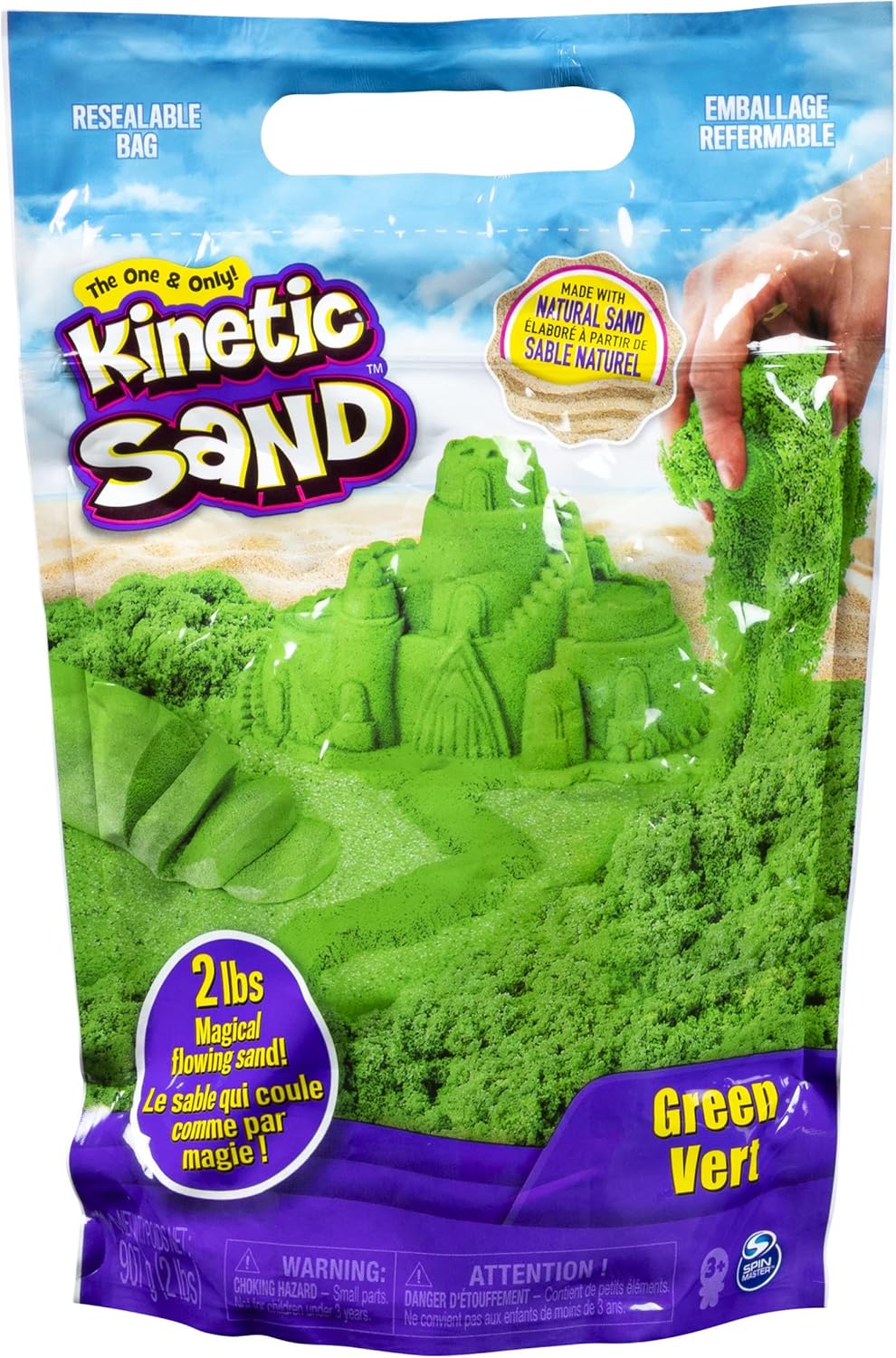 Kinetic Sand 0.9 kg Colour Pack - Mix, Mould & Create Sensory Play for Kids 3+ 5