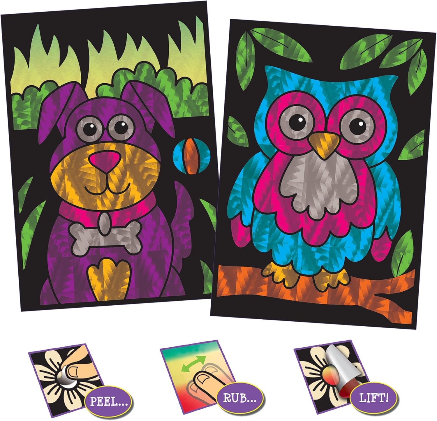 Galt Fab Foil Art Kit - Sparkly Craft Activity for Kids Ages 6+ 4