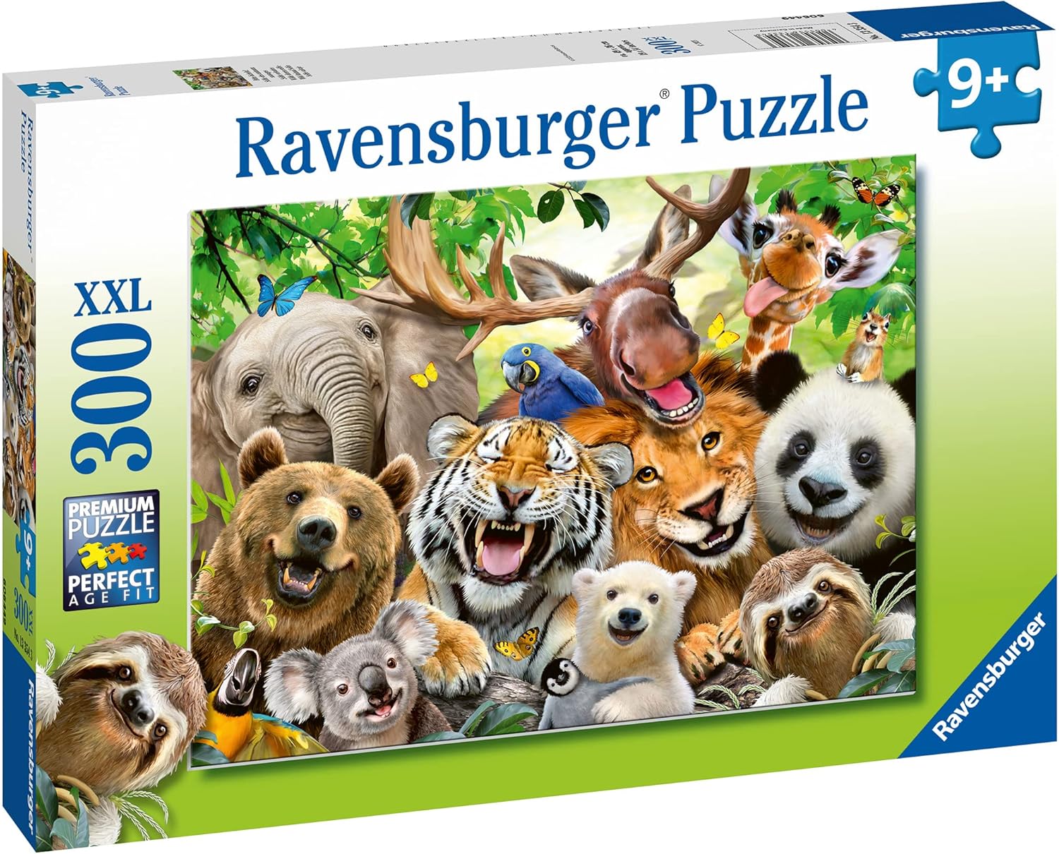 Ravensburger Exotic Animals Selfie 300 Piece Jigsaw Puzzle - Large Piece Puzzle for Ages 9+ 8