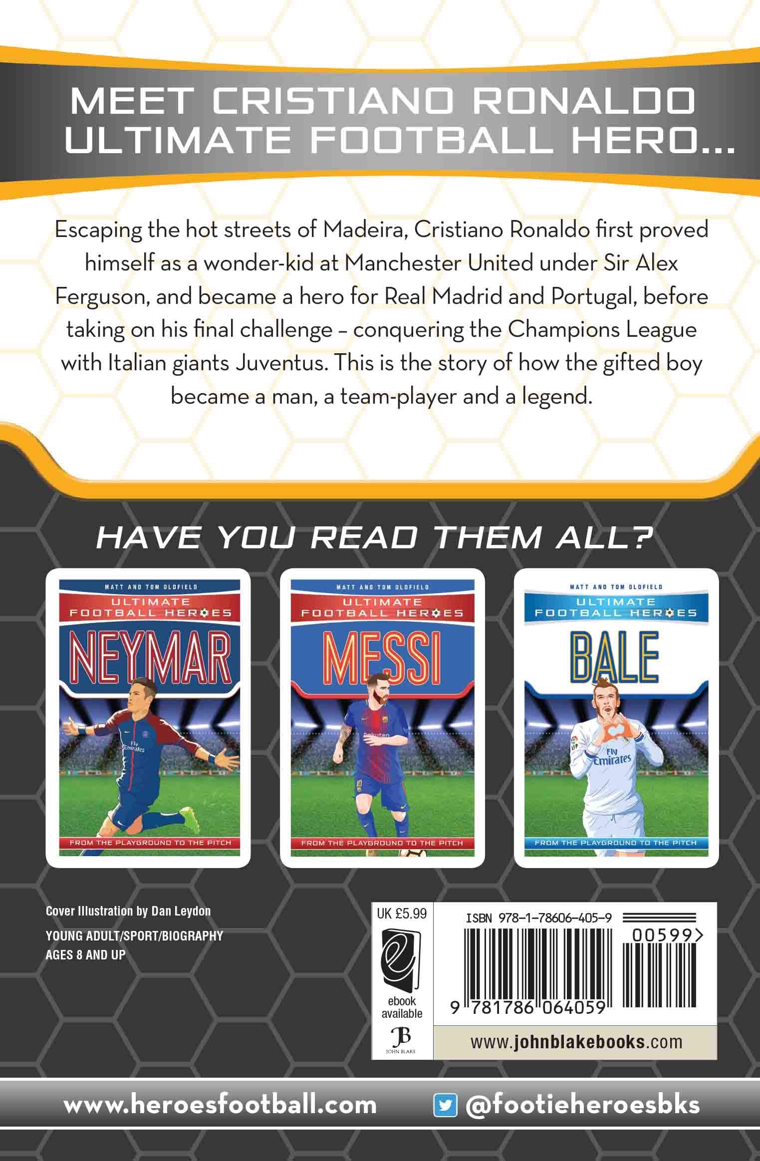BONNIER Ronaldo (Ultimate Football Heroes) Paperback | Ages 8-11 | English