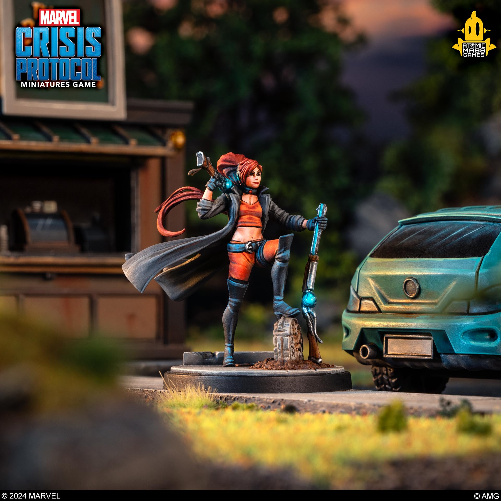 Atomic Mass Games Marvel Crisis Protocol: Elsa Bloodstone & Man-Thing Character Pack 4