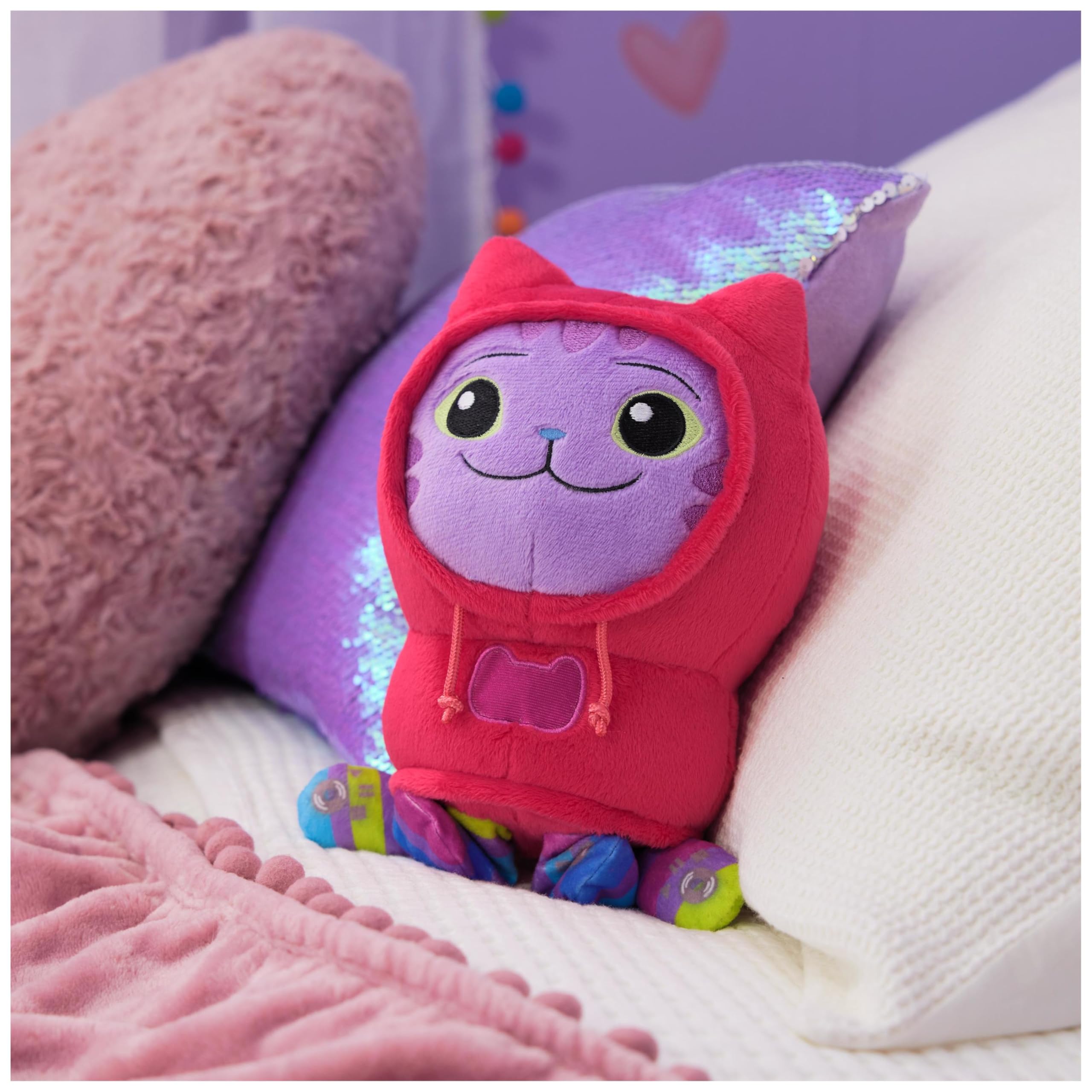 DJ Catnip Move & Groove Plush Toy - Interactive 25cm Gabby’s Dollhouse Figure 6