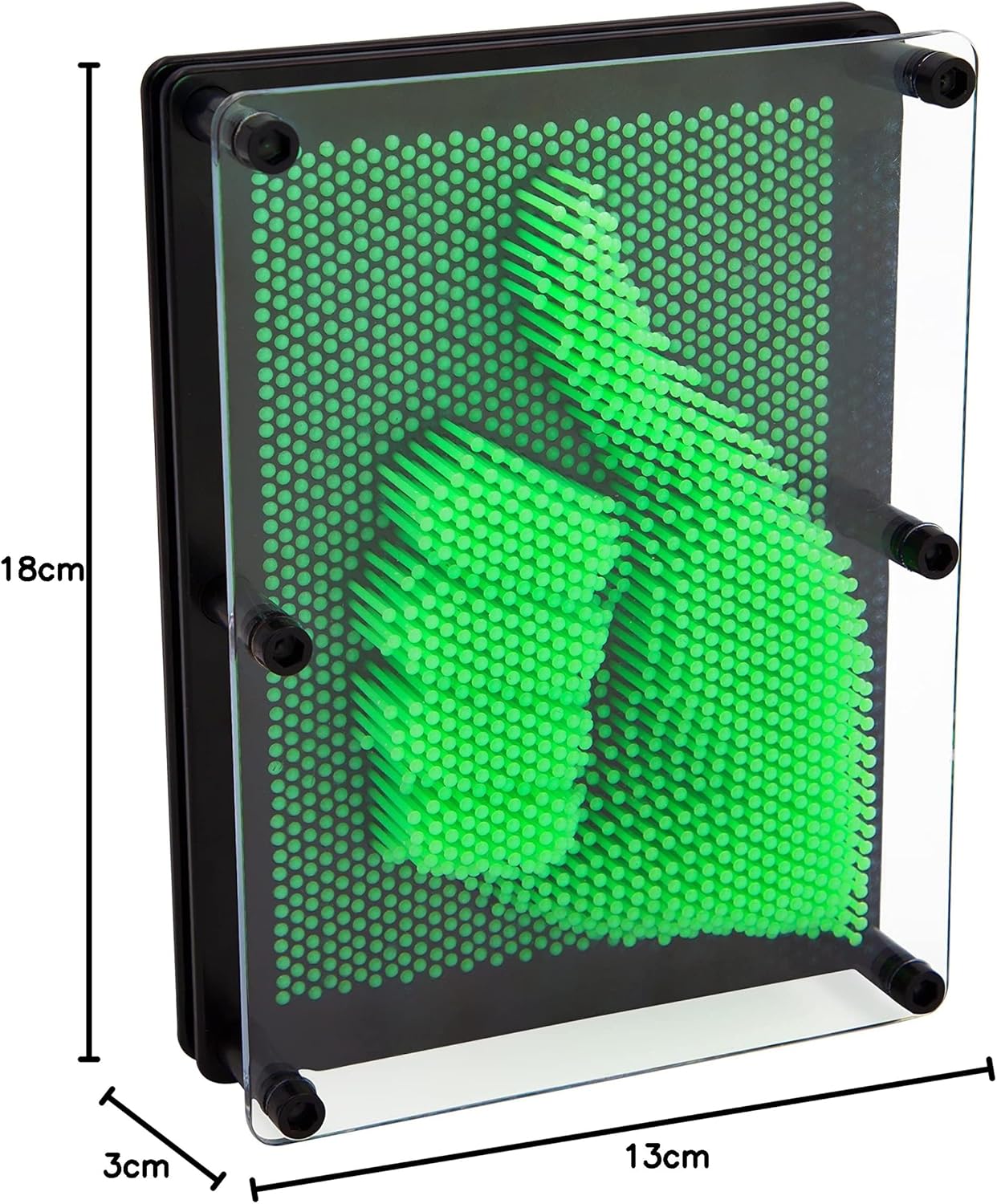 Global Gizmos 48109 Glow in the Dark Pin Art Impression Toy/Ideal for Home and O 5